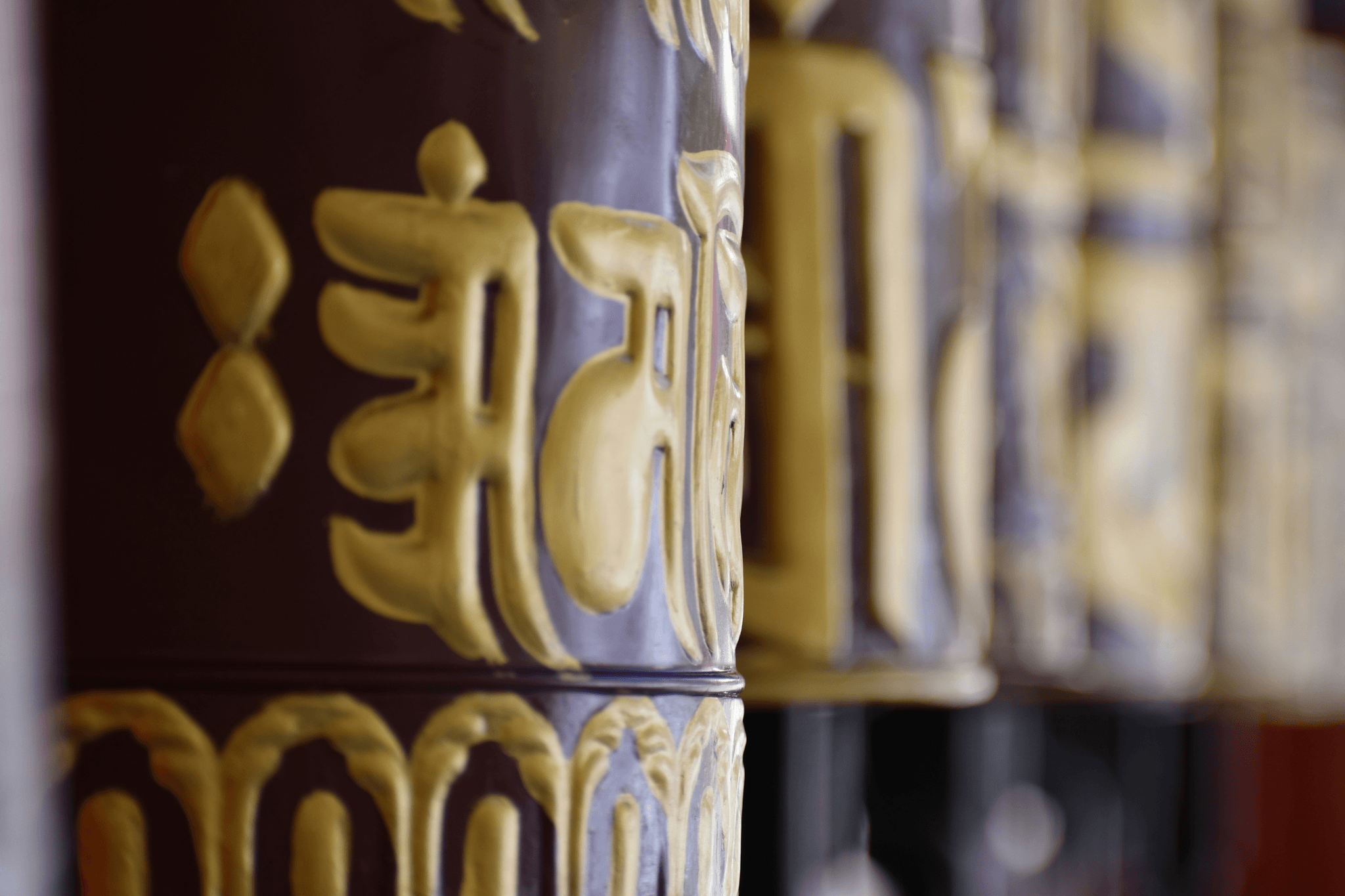 Tibetan Prayer Wheels in action