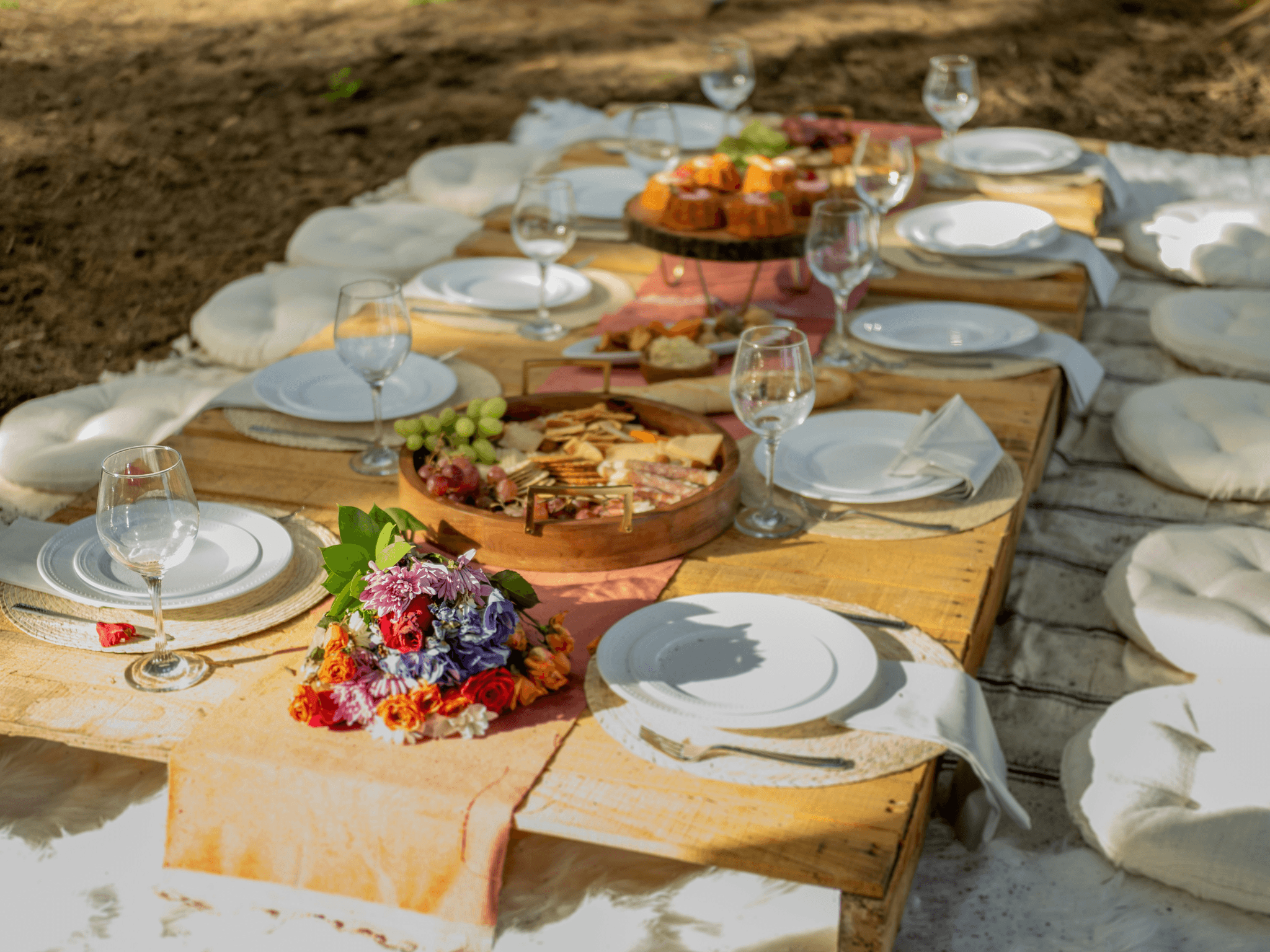 Stylish disposable divided plates ideal for any occasion