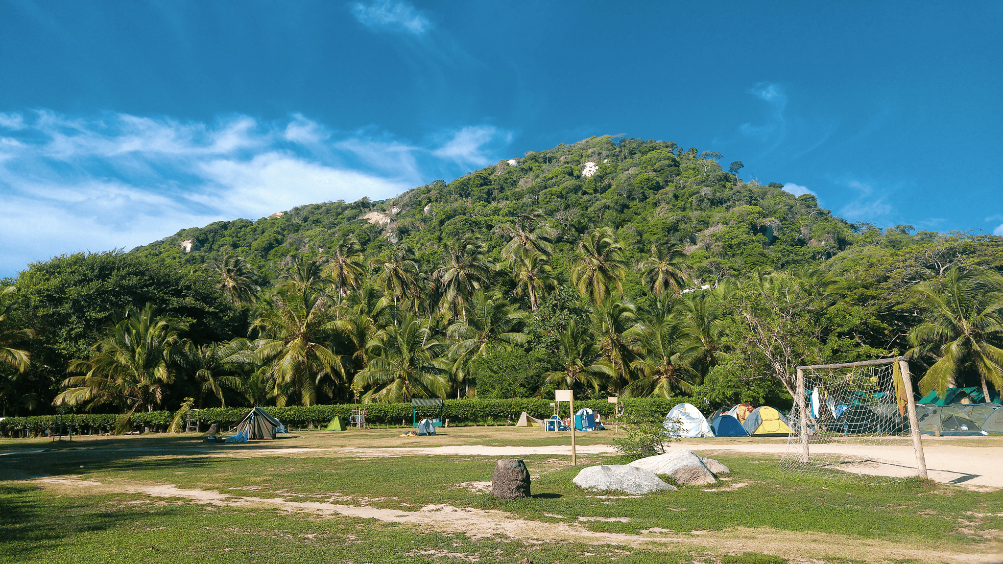 Happy campers enjoying comfortable site accommodation at PreFab Inc.