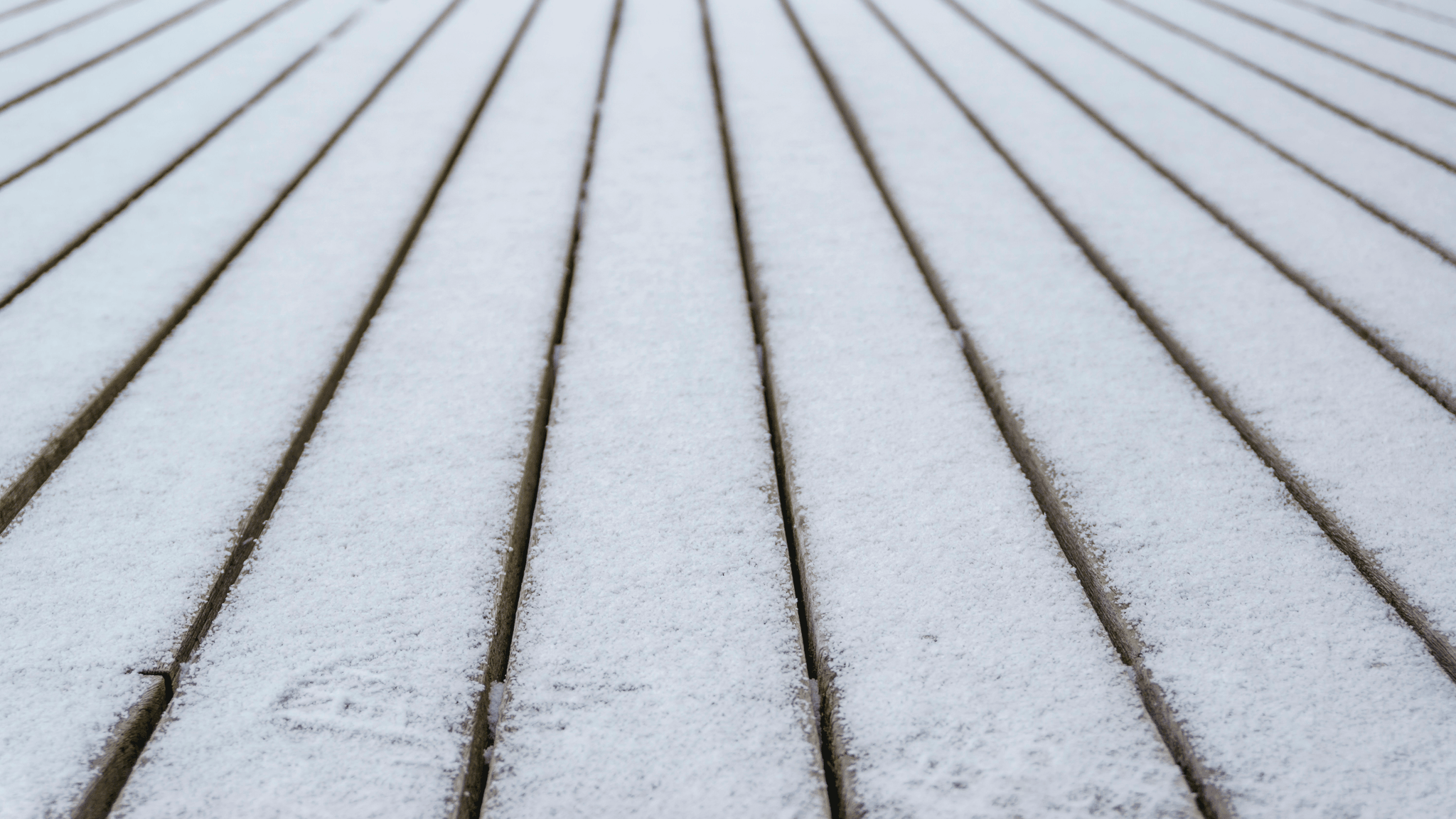 is composite decking slippery in winter?