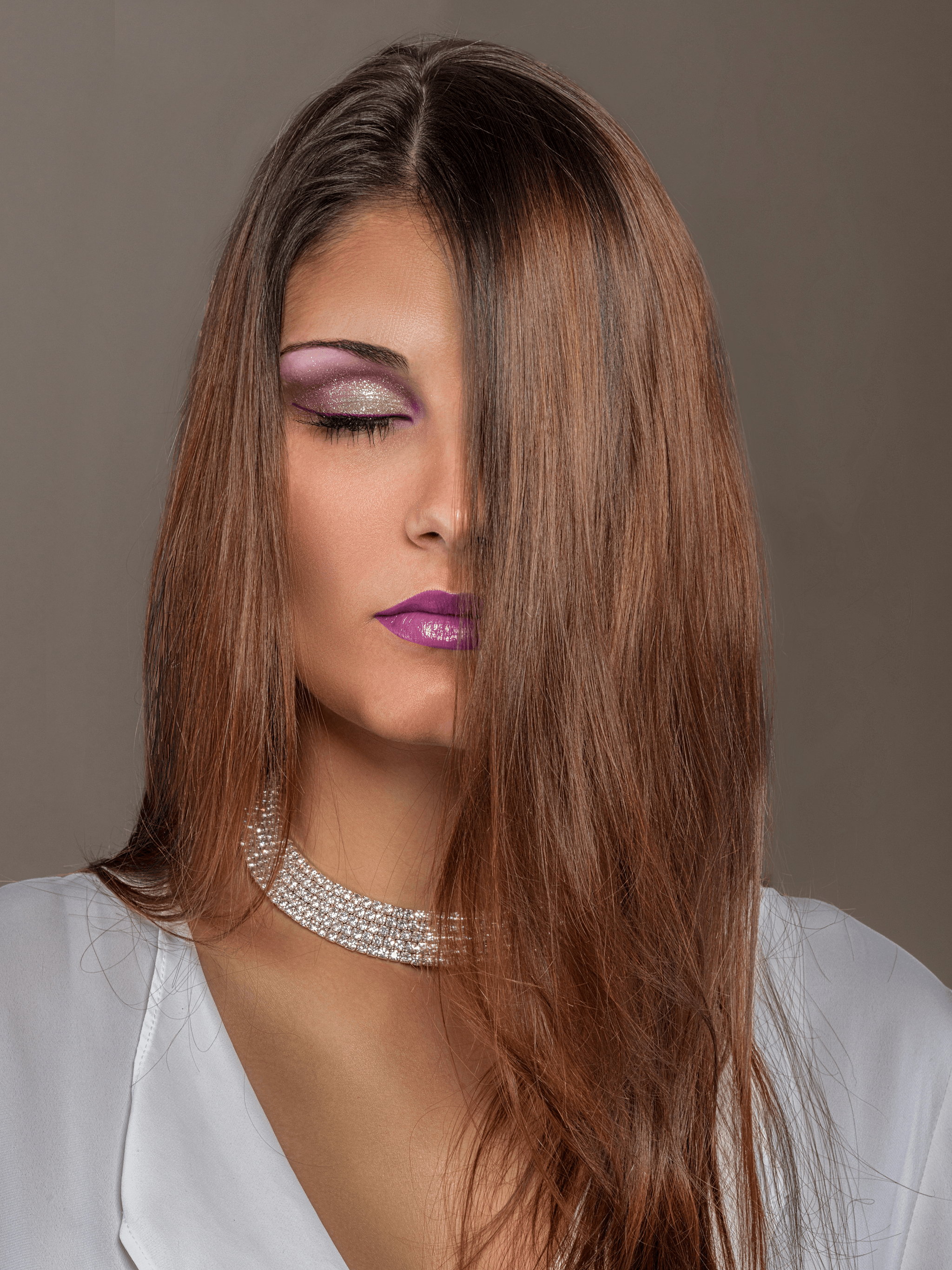 Model showcasing good human hair extensions in a stylish manner.