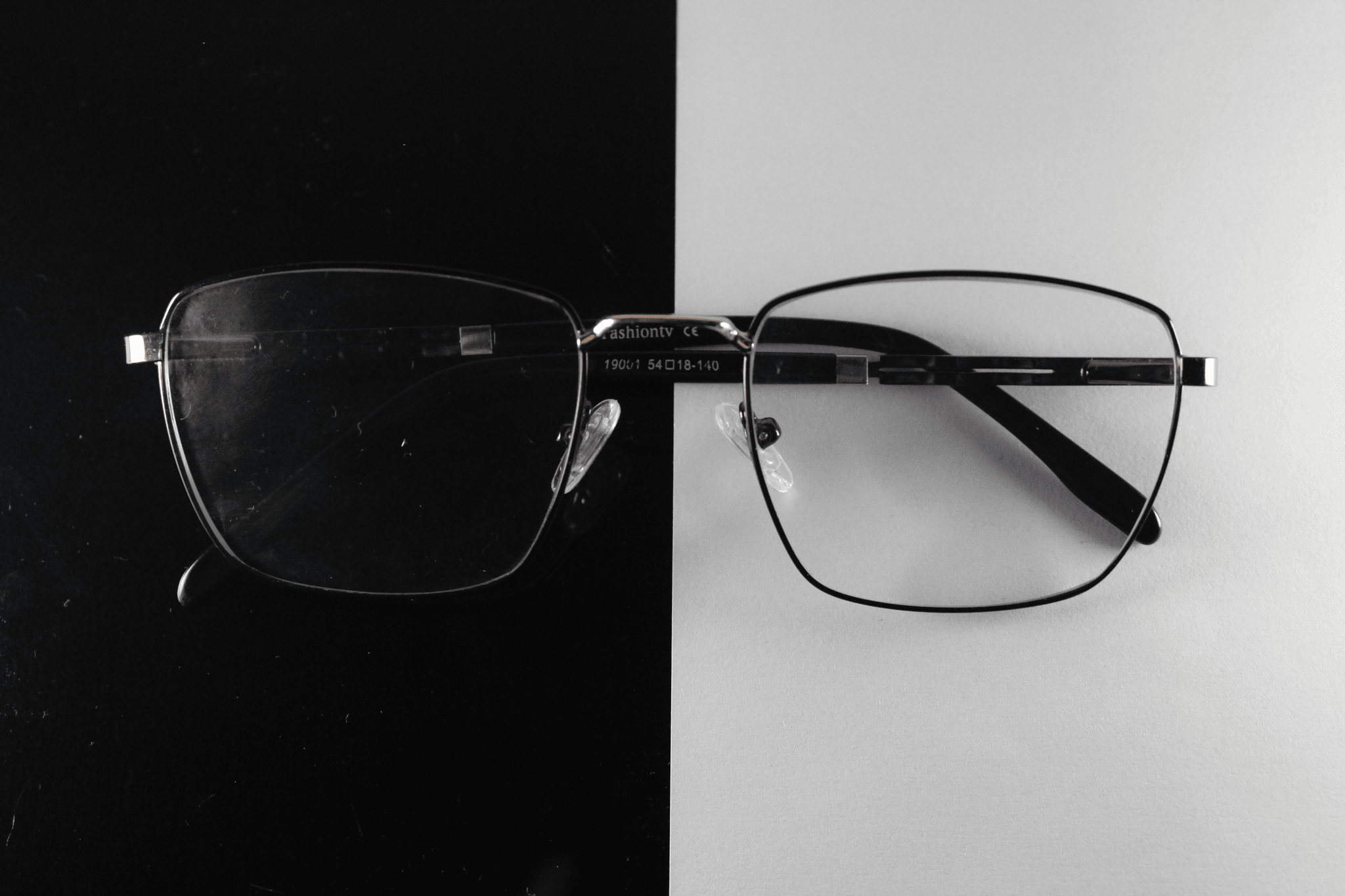 Stylish metal and acetate glasses displayed elegantly