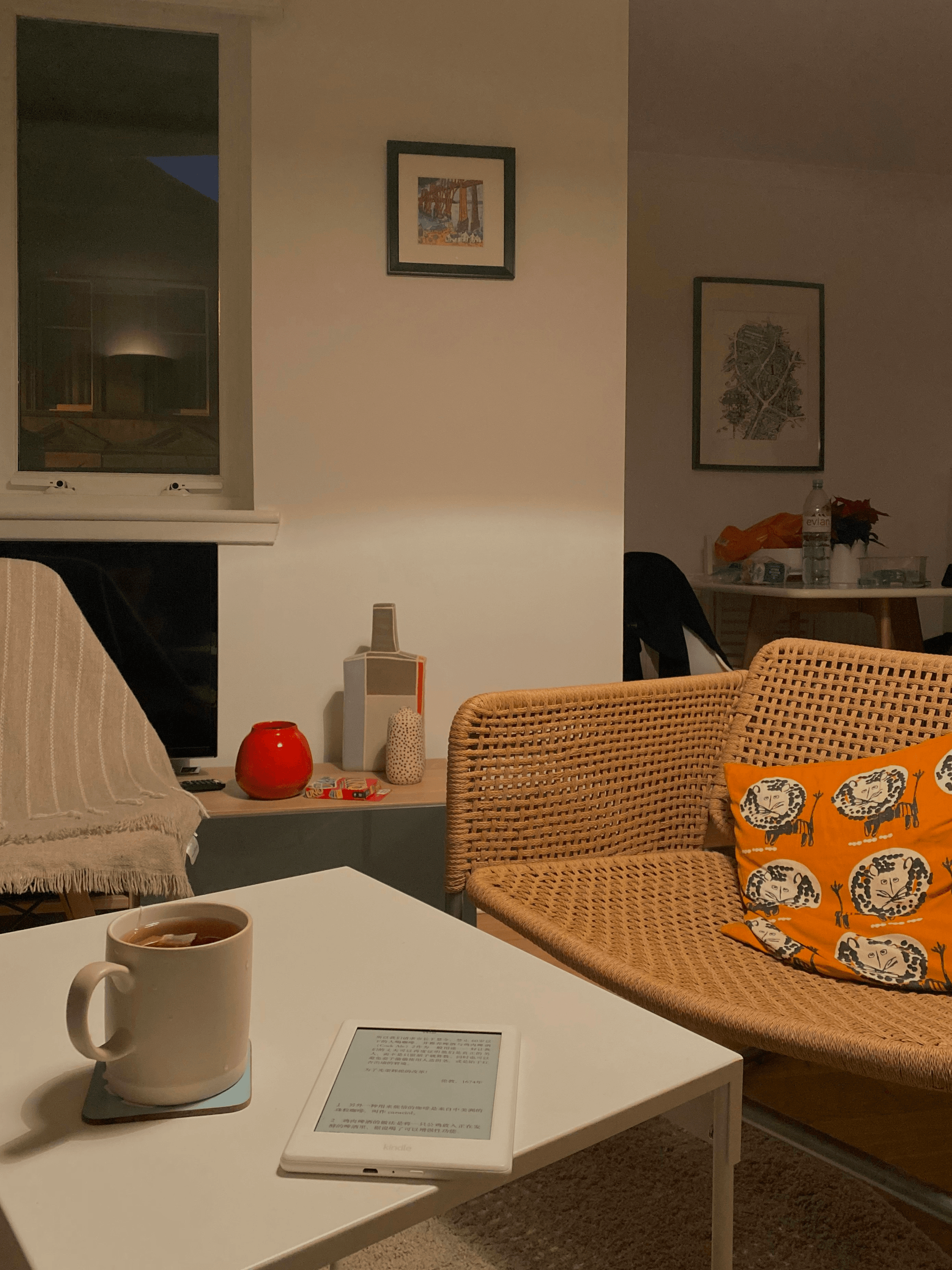 Efficiently designed manufactured home layout with multipurpose furniture