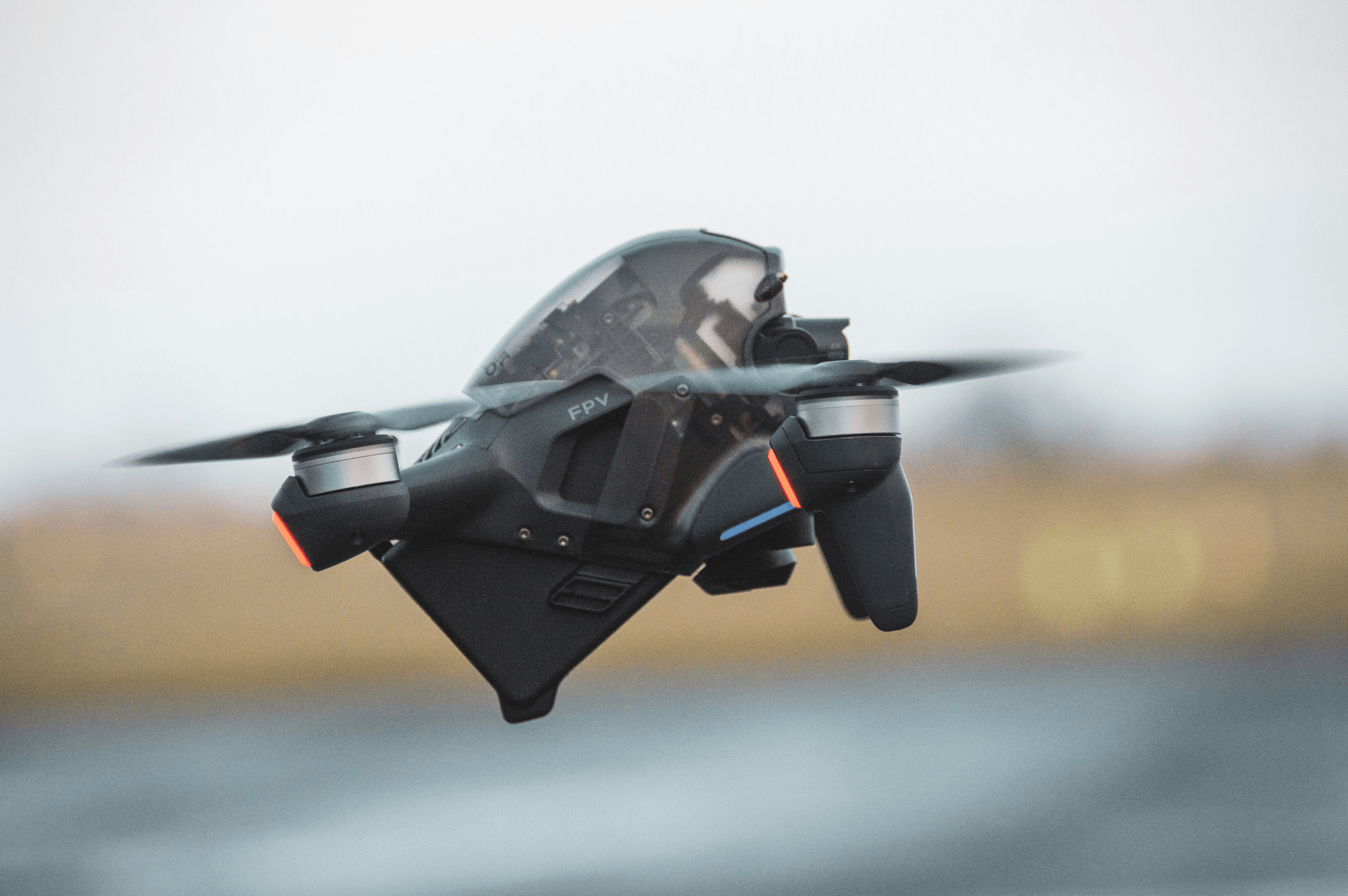 Futuristic Air Force drone equipped with advanced stealth capabilities