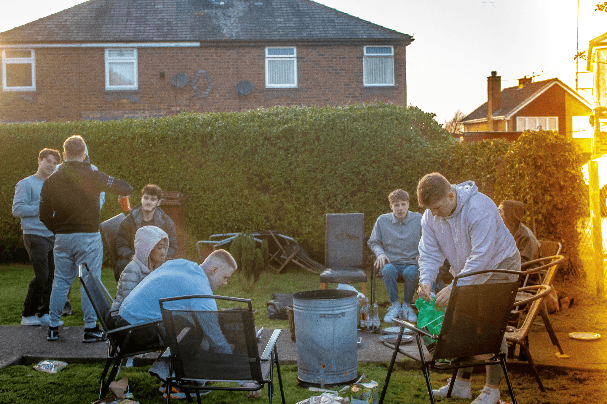 manufactured homes in Shanghai community gathering