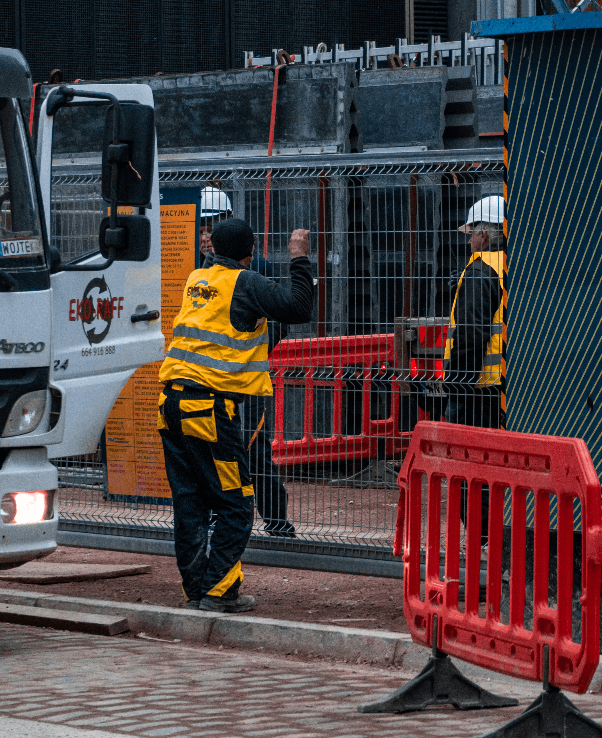 Industrial Quality Control in construction site planning