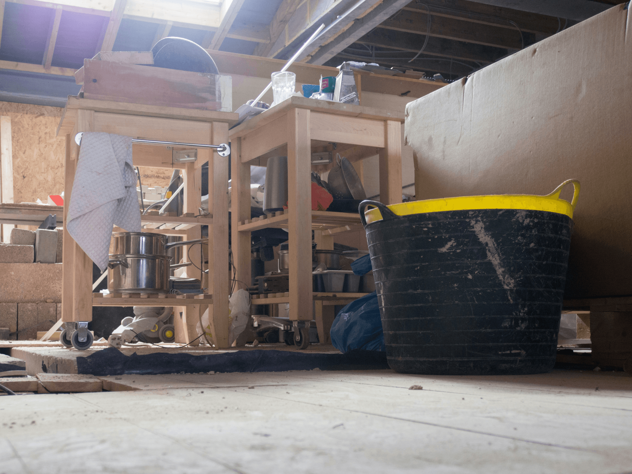 Wood storage and moisture monitoring for warping prevention