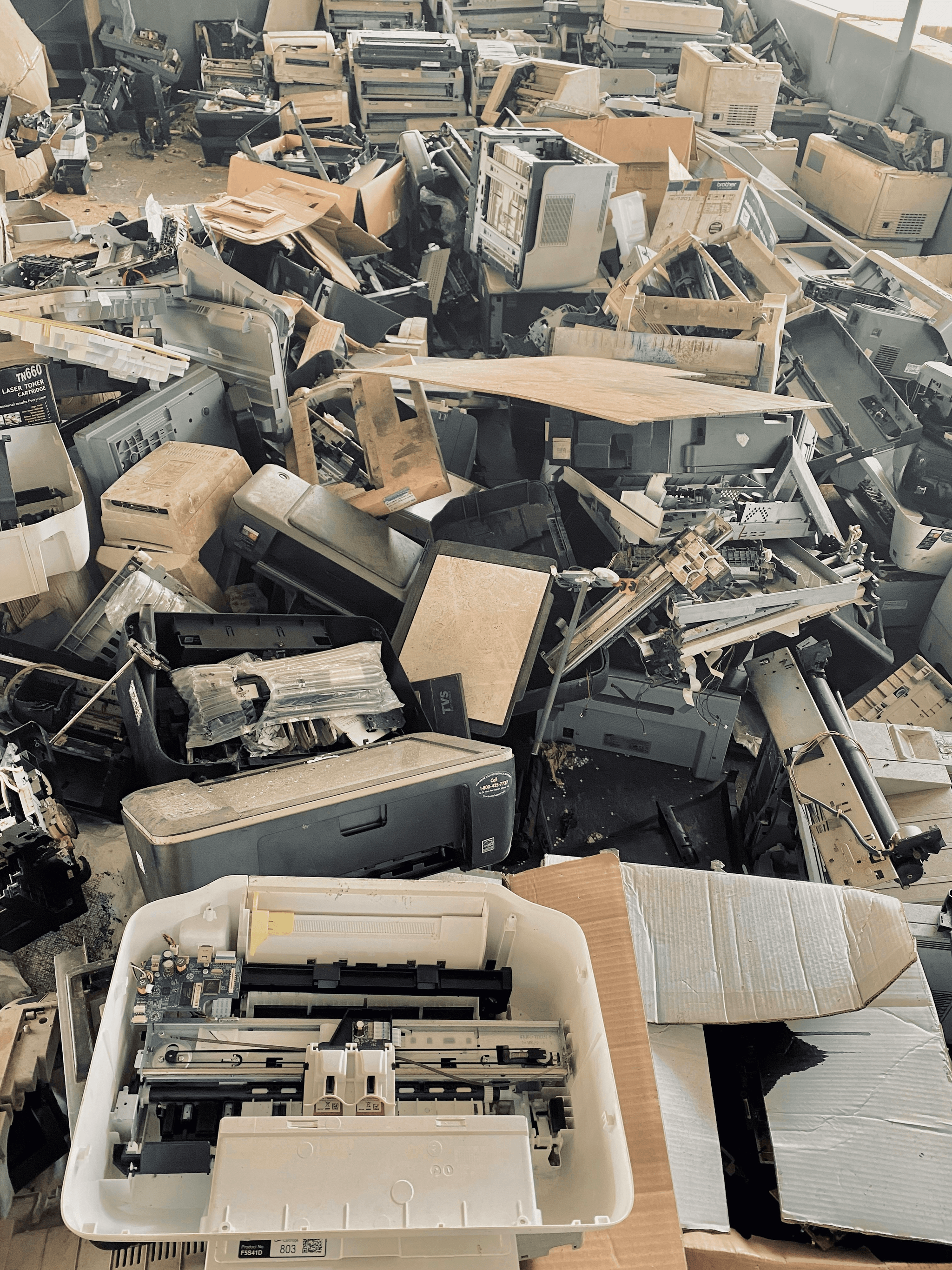 Rejected Products being securely destroyed to prevent grey market resale
