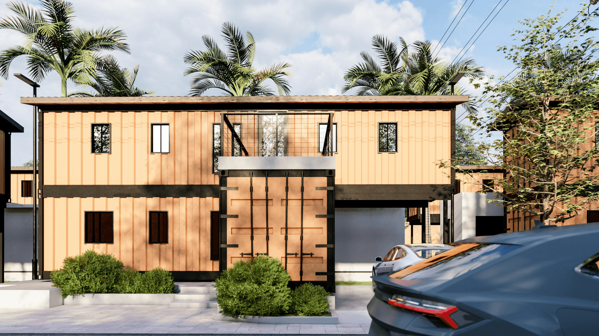 Container house in Philippines promoting community integration