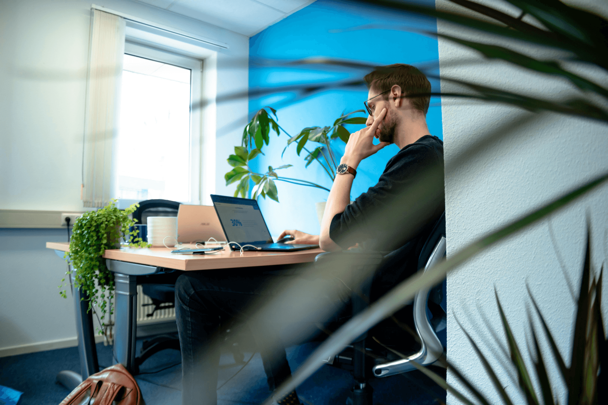 Temporary housing on construction site