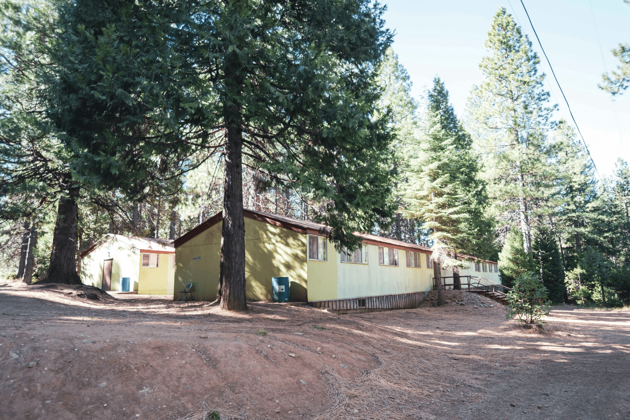 Temporary housing on construction site