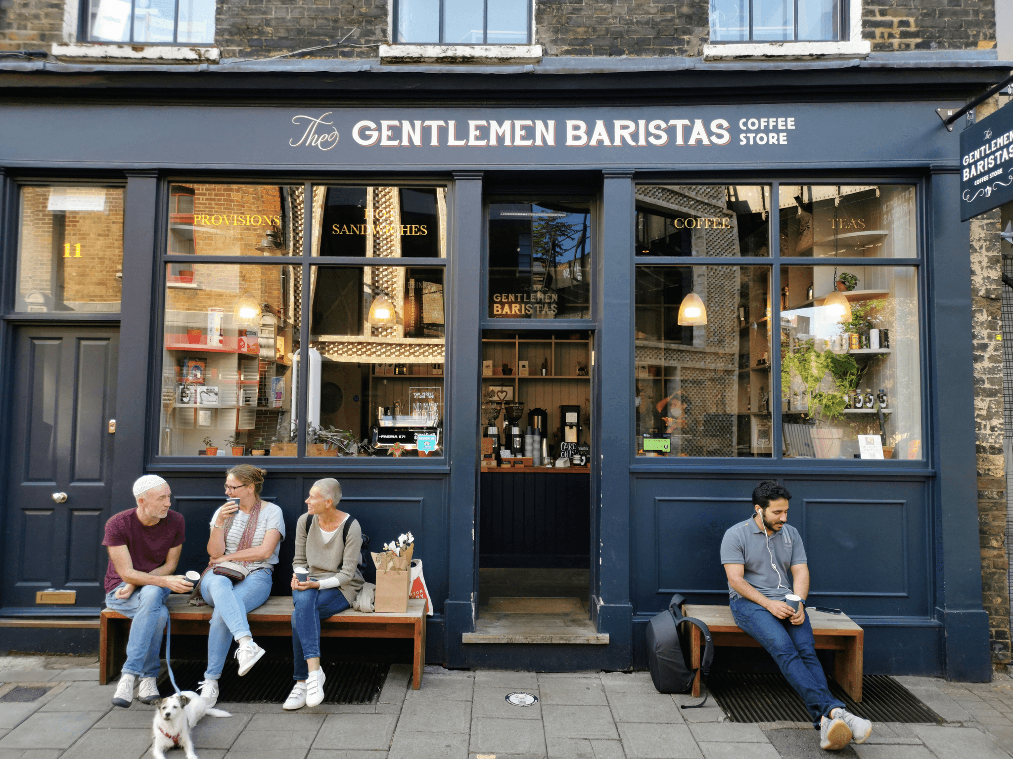 prefabricated coffee shop showcasing modern design features