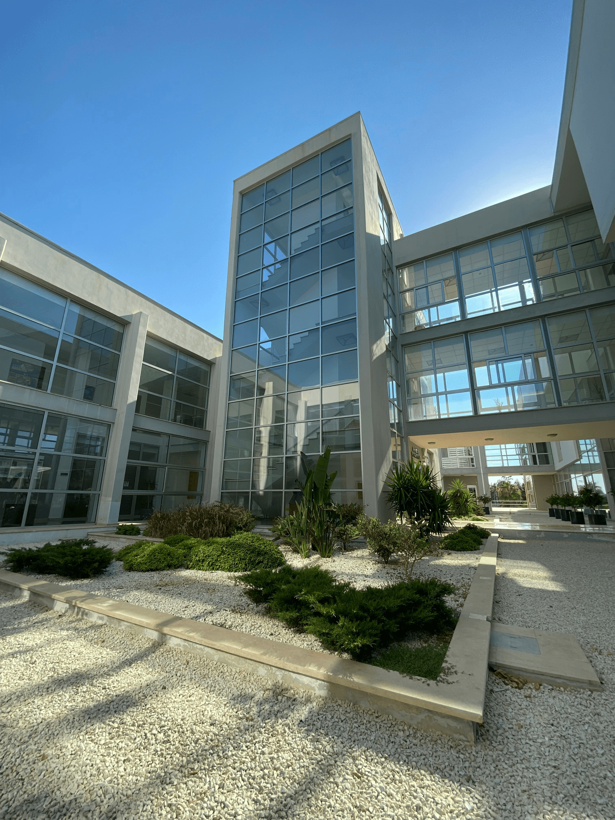 modern two story modular office showcasing innovative design