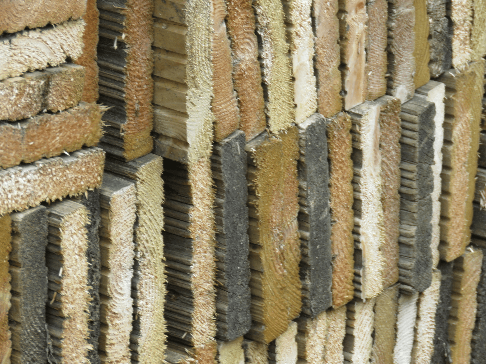 Various sustainable building materials for prefabricated houses.