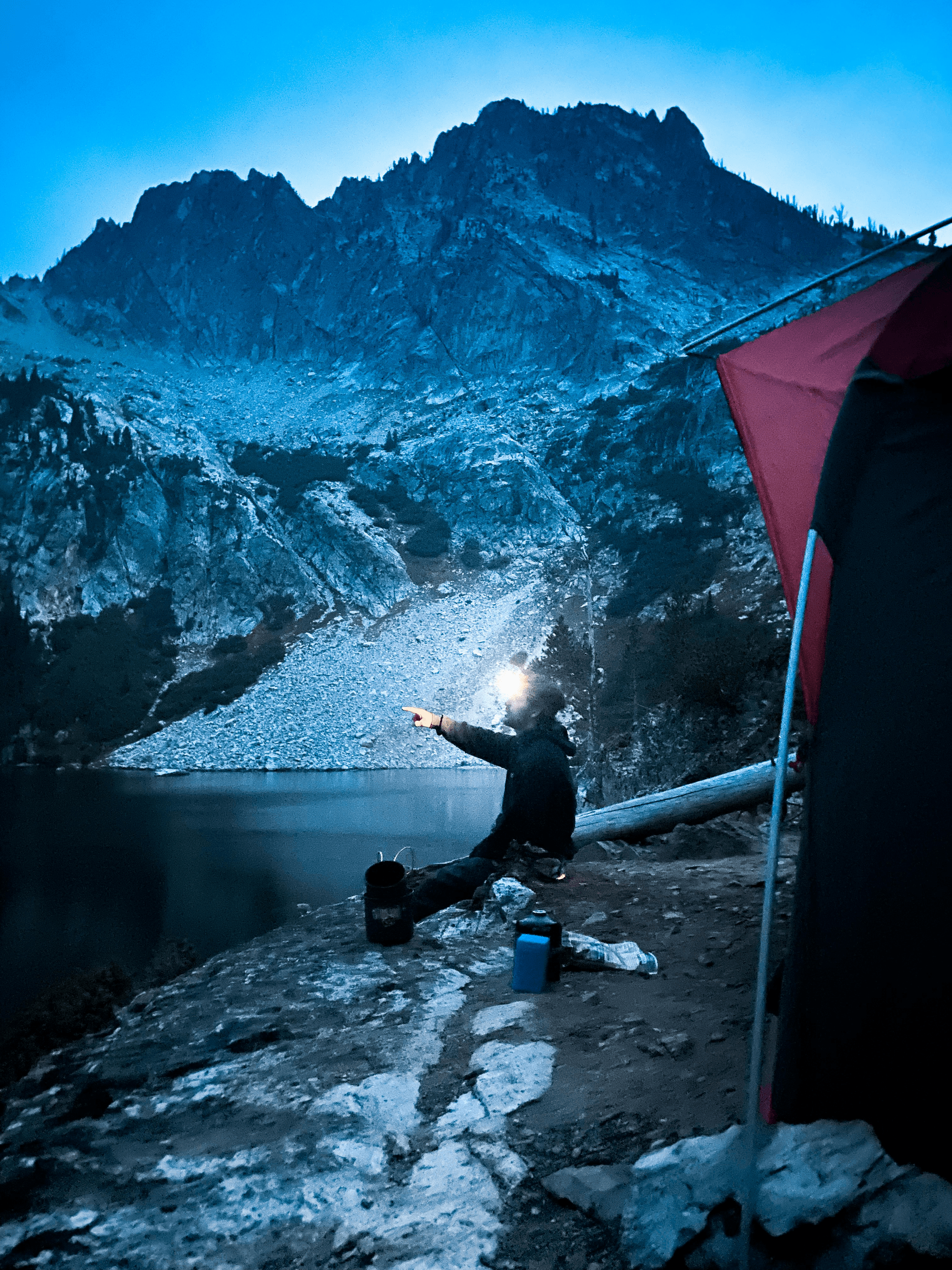 bivouac en pleine montagne