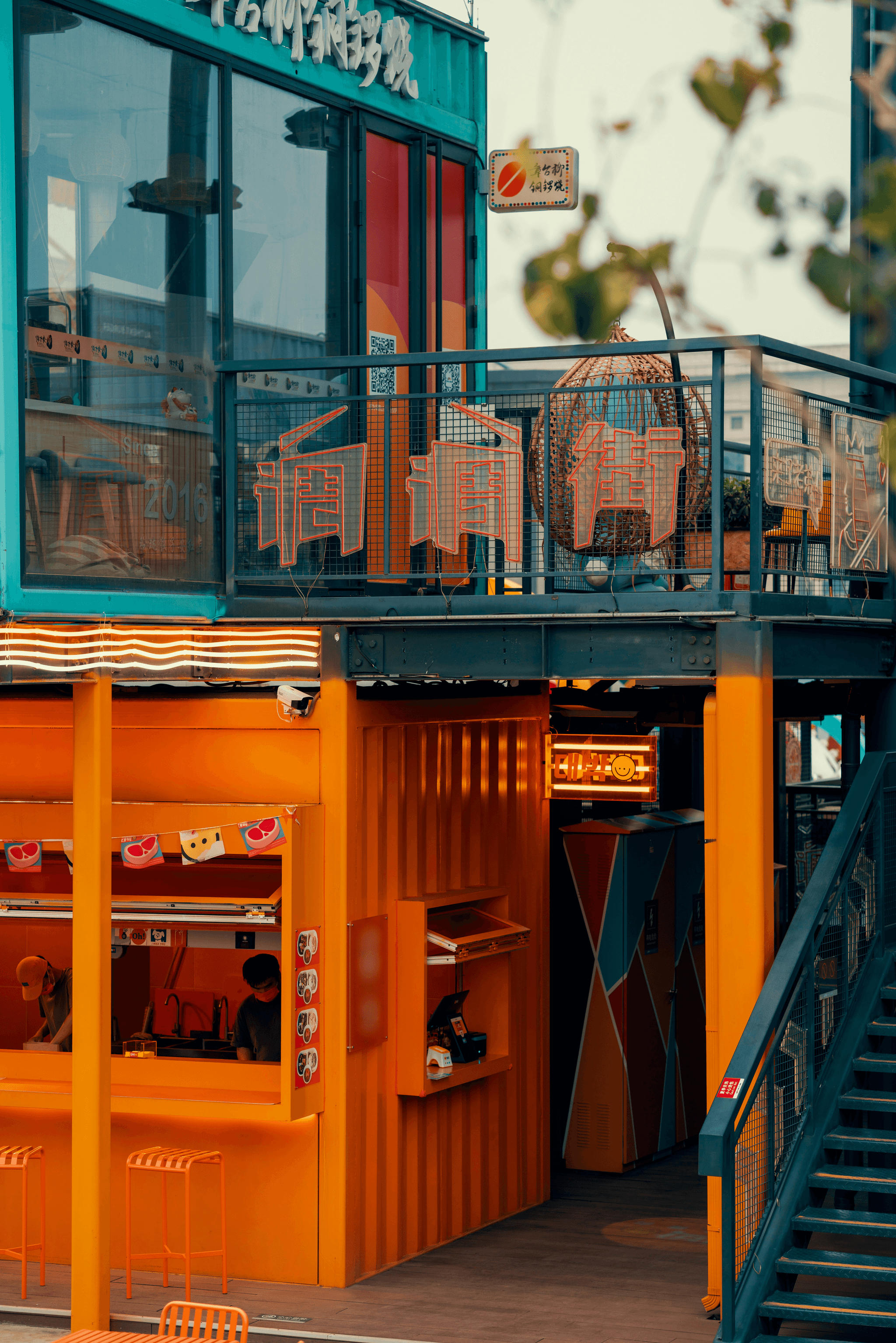 Shipping container coffee shops providing unique experiences