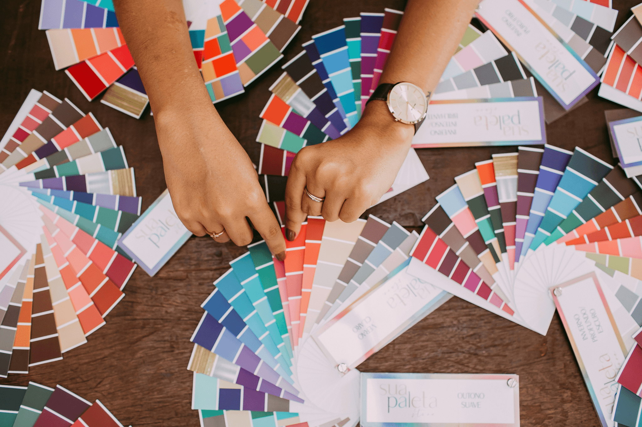 Examples of different Pantone Colors used in product inspections