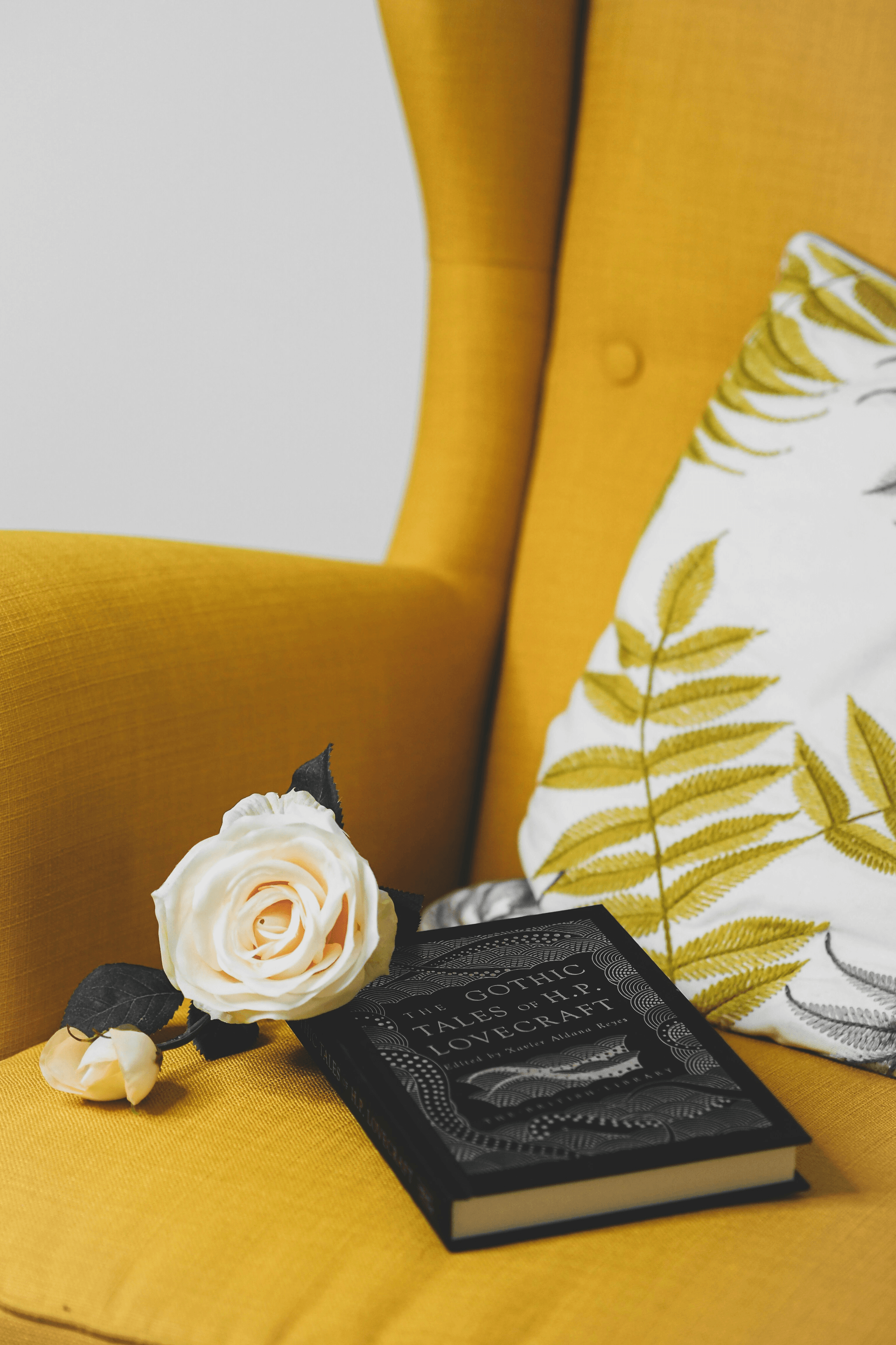 Cozy Reading Nook with Dopamine Decor Floral Cushions