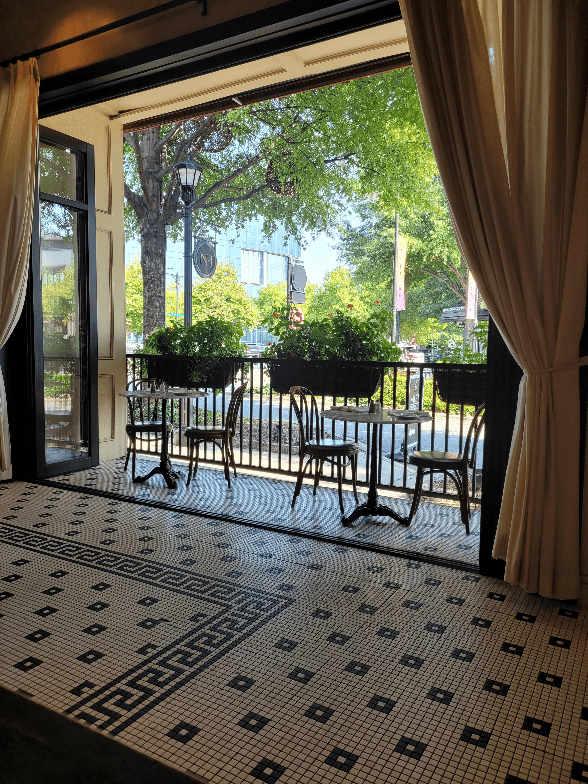 Outdoor Floor Tile Cleaning Process