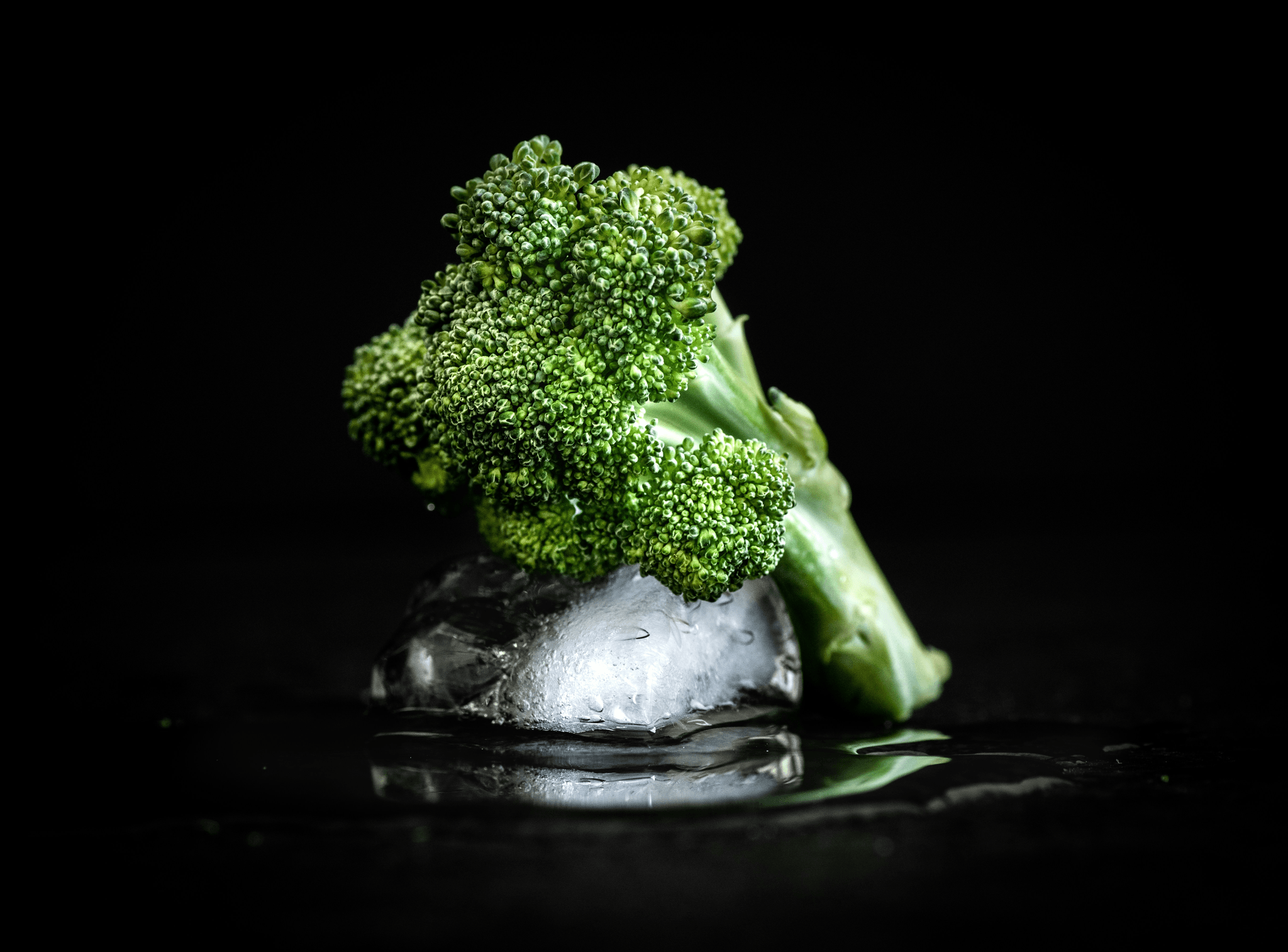 Delicious freeze dried organic broccoli ready for healthy meals.