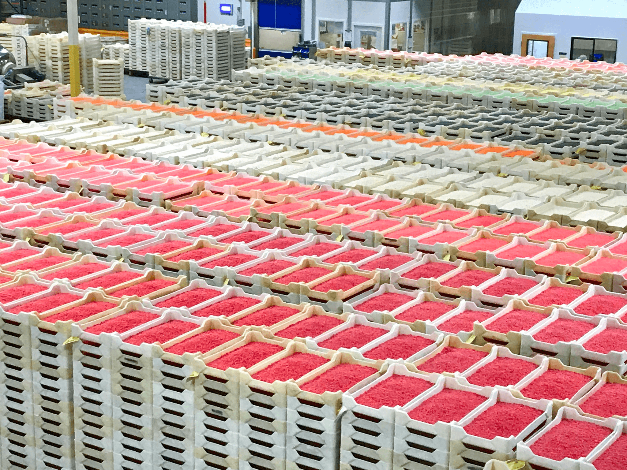 Illustration depicting the supply chain process in product sourcing