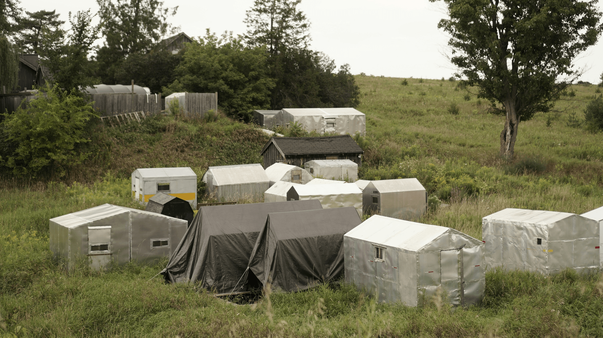 Customizable layout options for mining camp containers