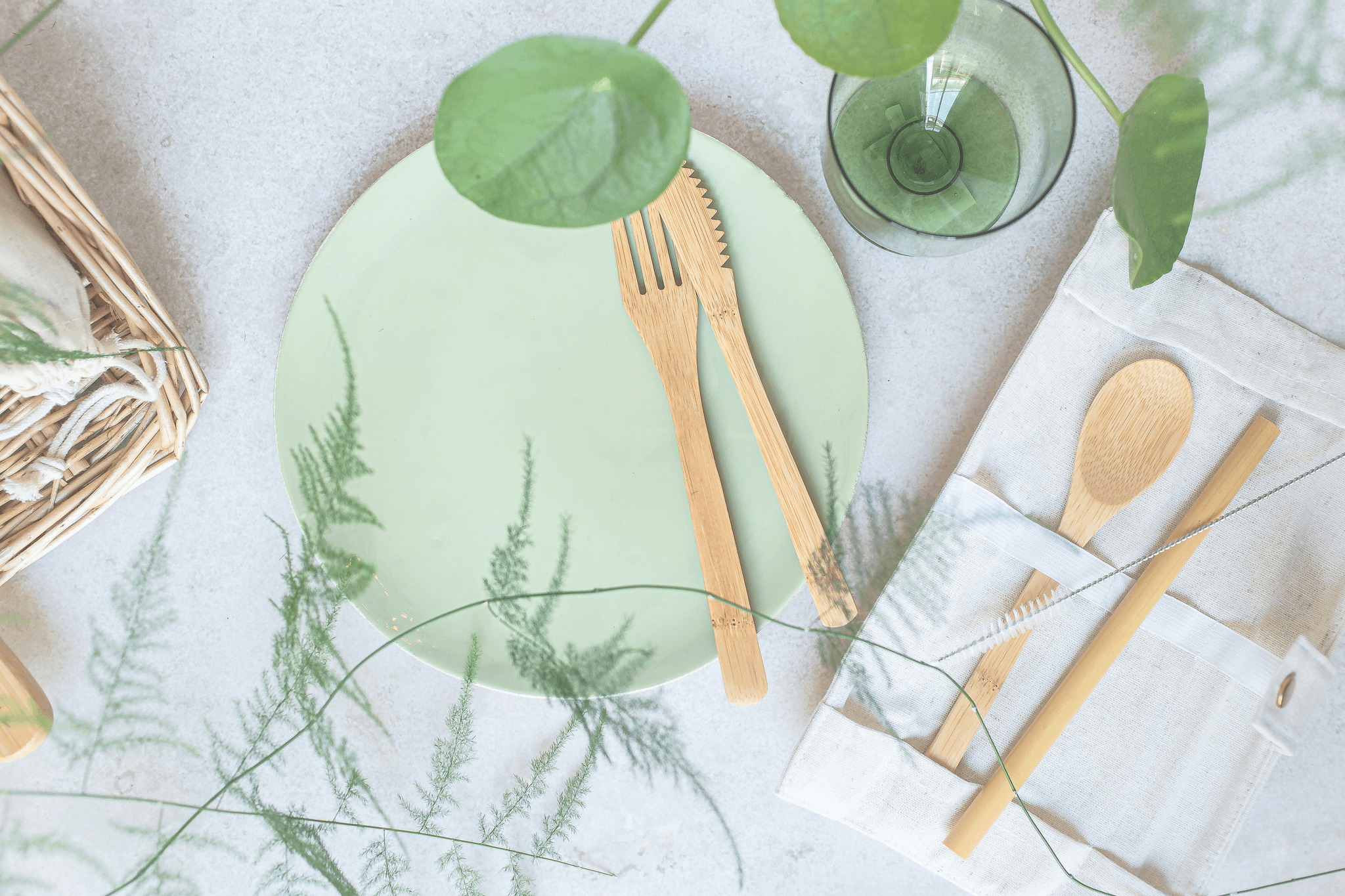 best eco friendly disposable cutlery showcased in an appealing arrangement