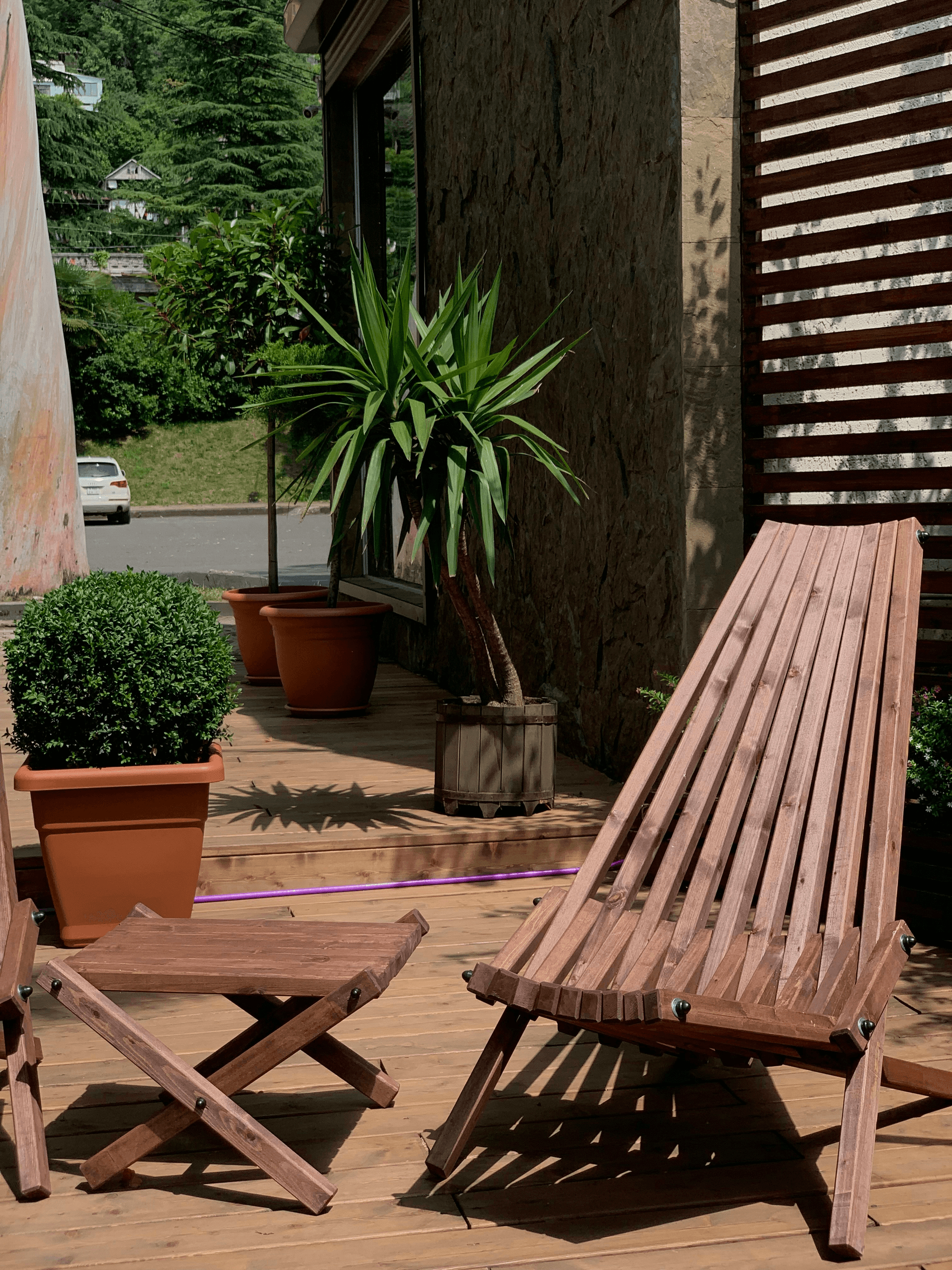 best price hardwood decking featured with beautiful wooden deck setup