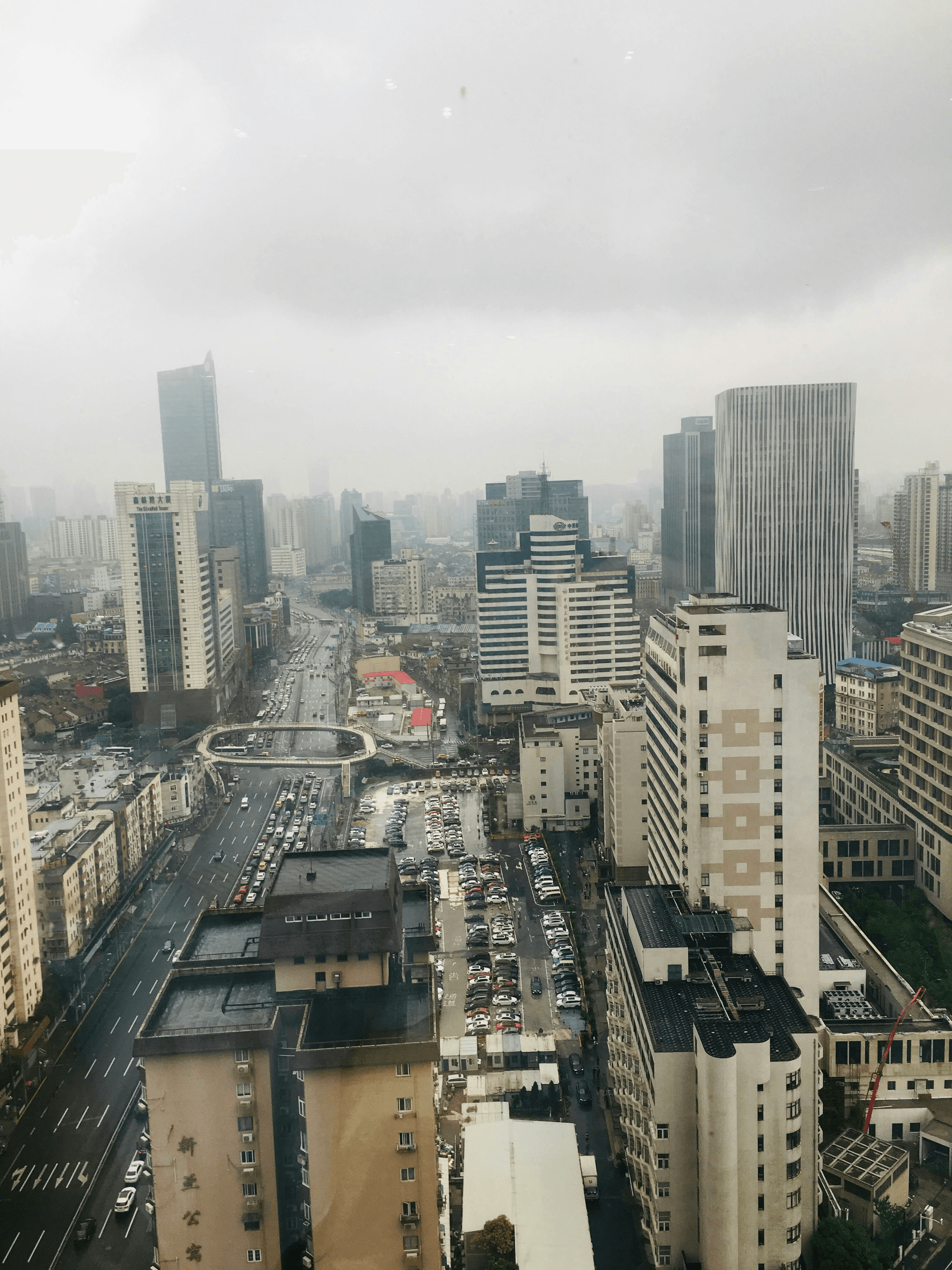 Shanghai skyline representing economic growth in industrial cities in China