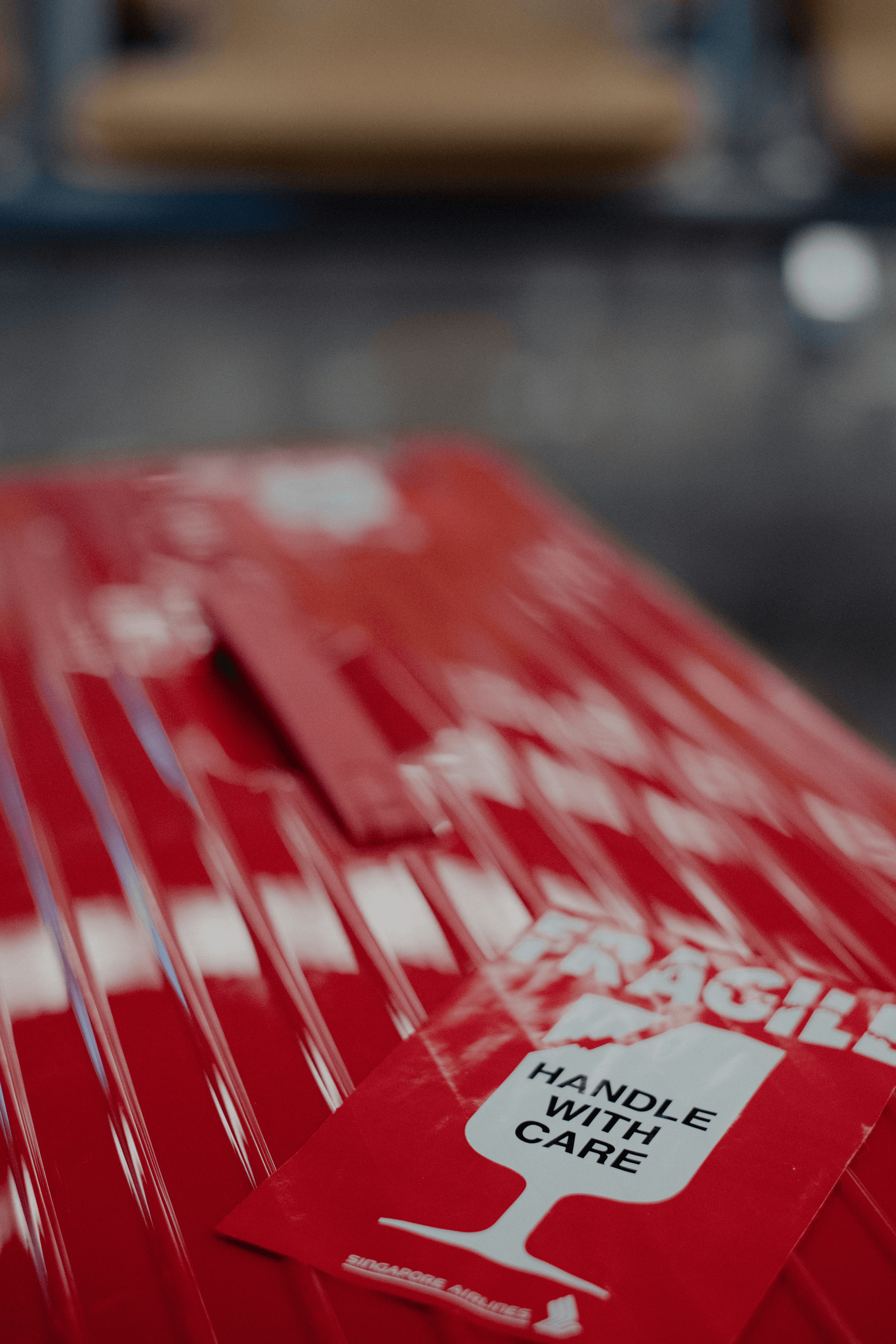 Packaging Inspection checklist showing labels and safety warnings