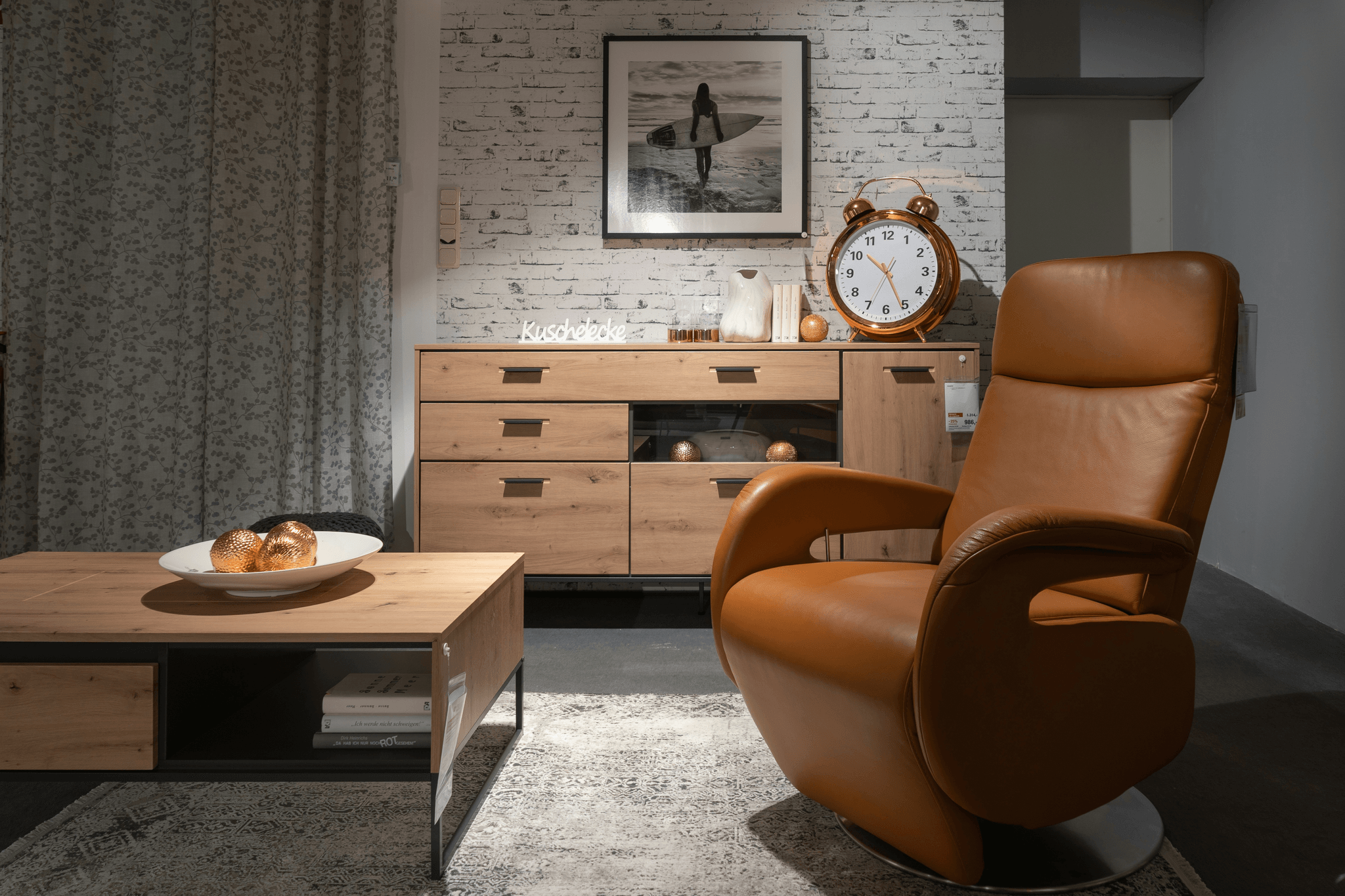 Modern living room with stylish assembled furniture - expert furniture assembly for homes and offices.