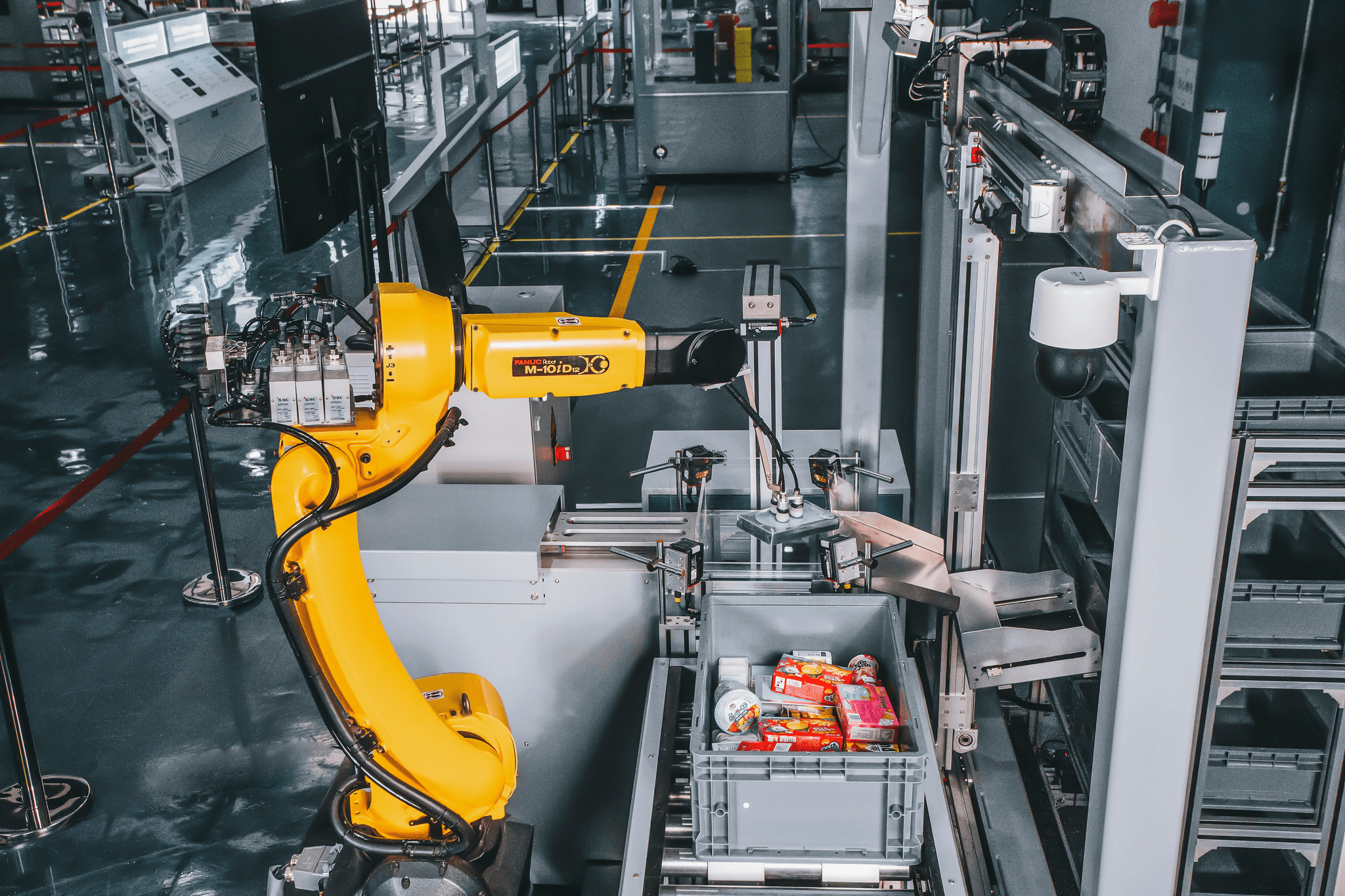 Automated quality control in a modern factory