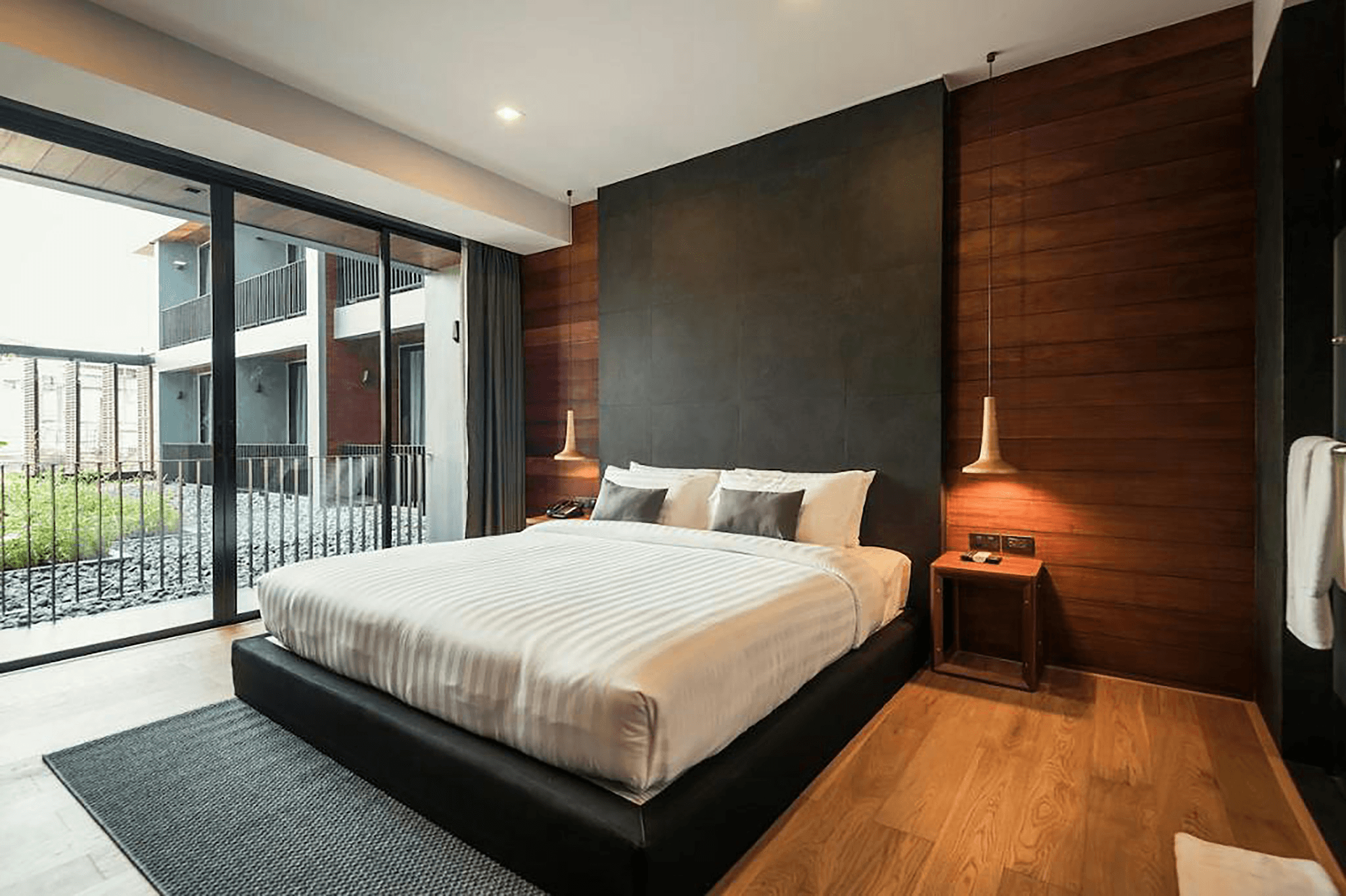 interior elegante de hoteles modulares