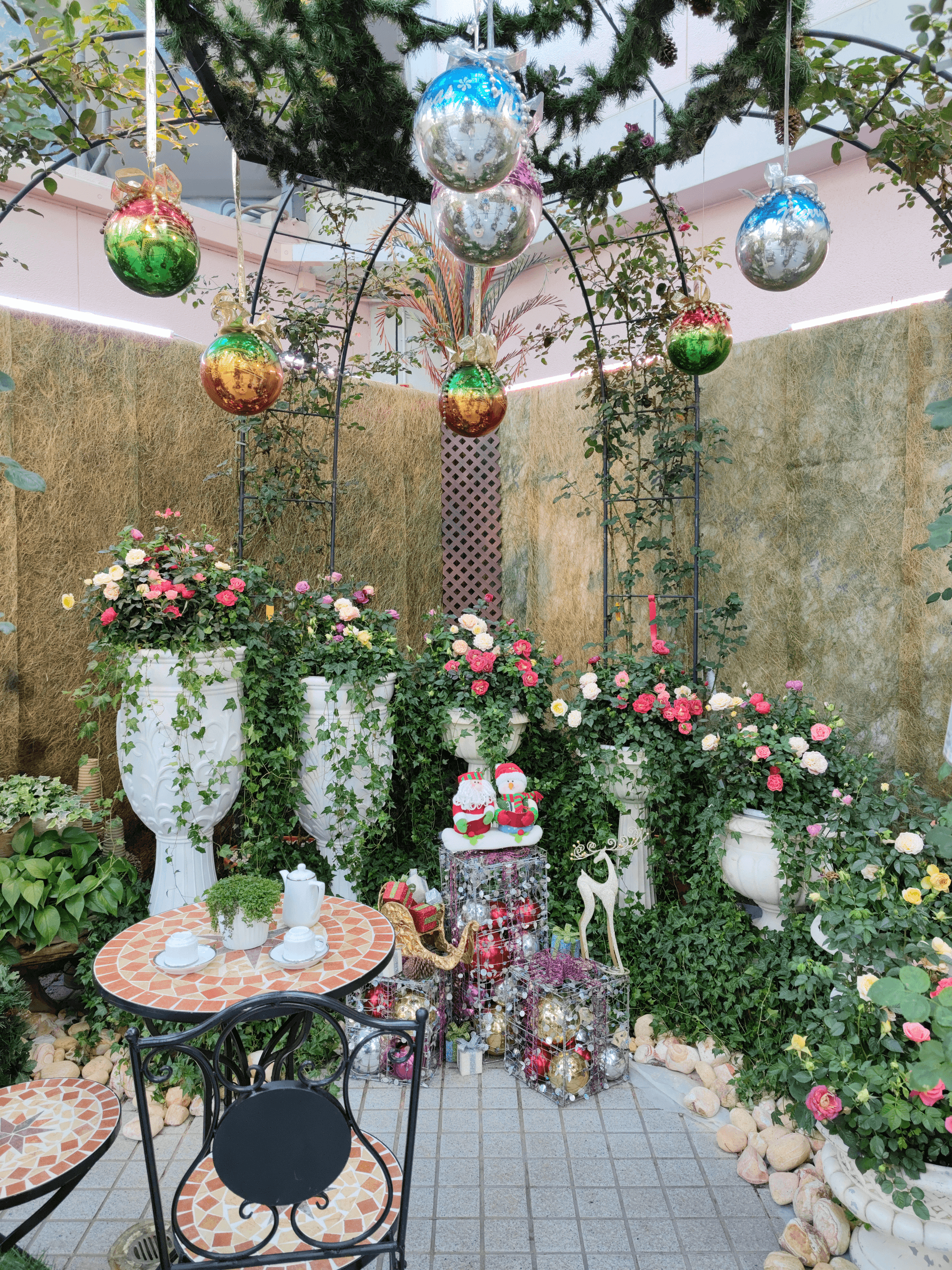 Holiday container designs transforming outdoor space