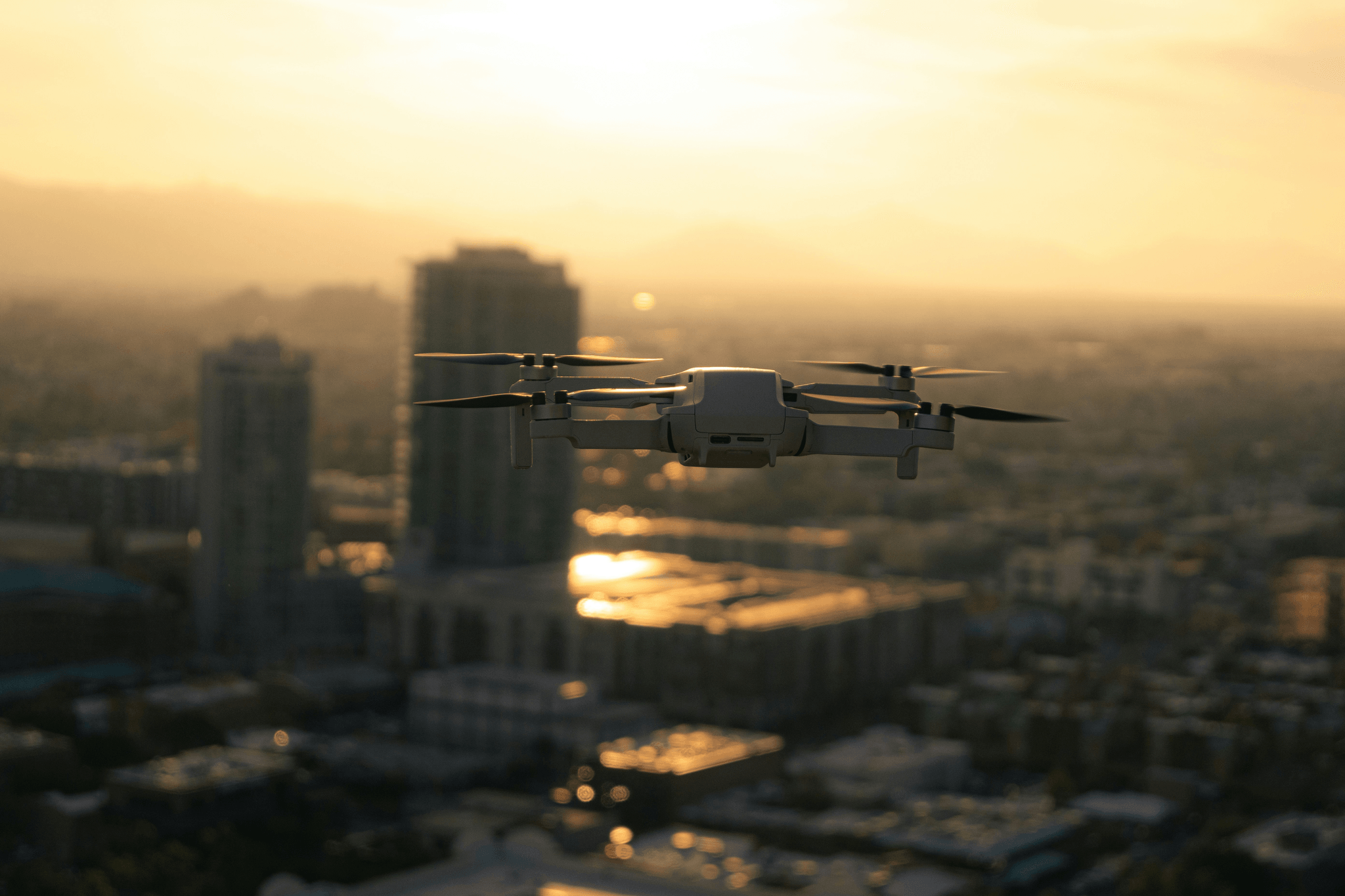 Innovative drone detection and tracking system monitoring urban airspace.