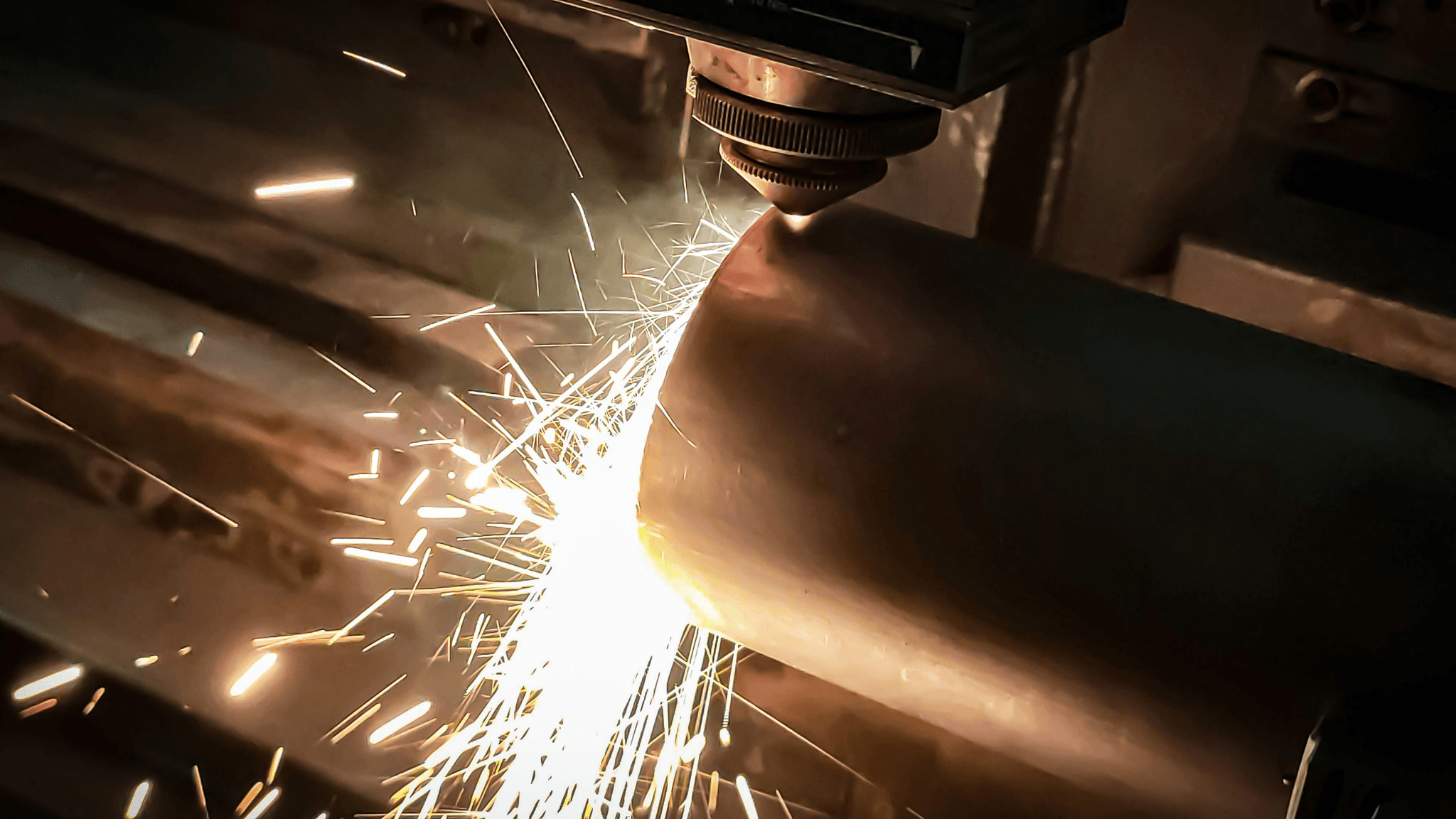 Easy Tube cutting Machine performing precise cuts on metal tubes