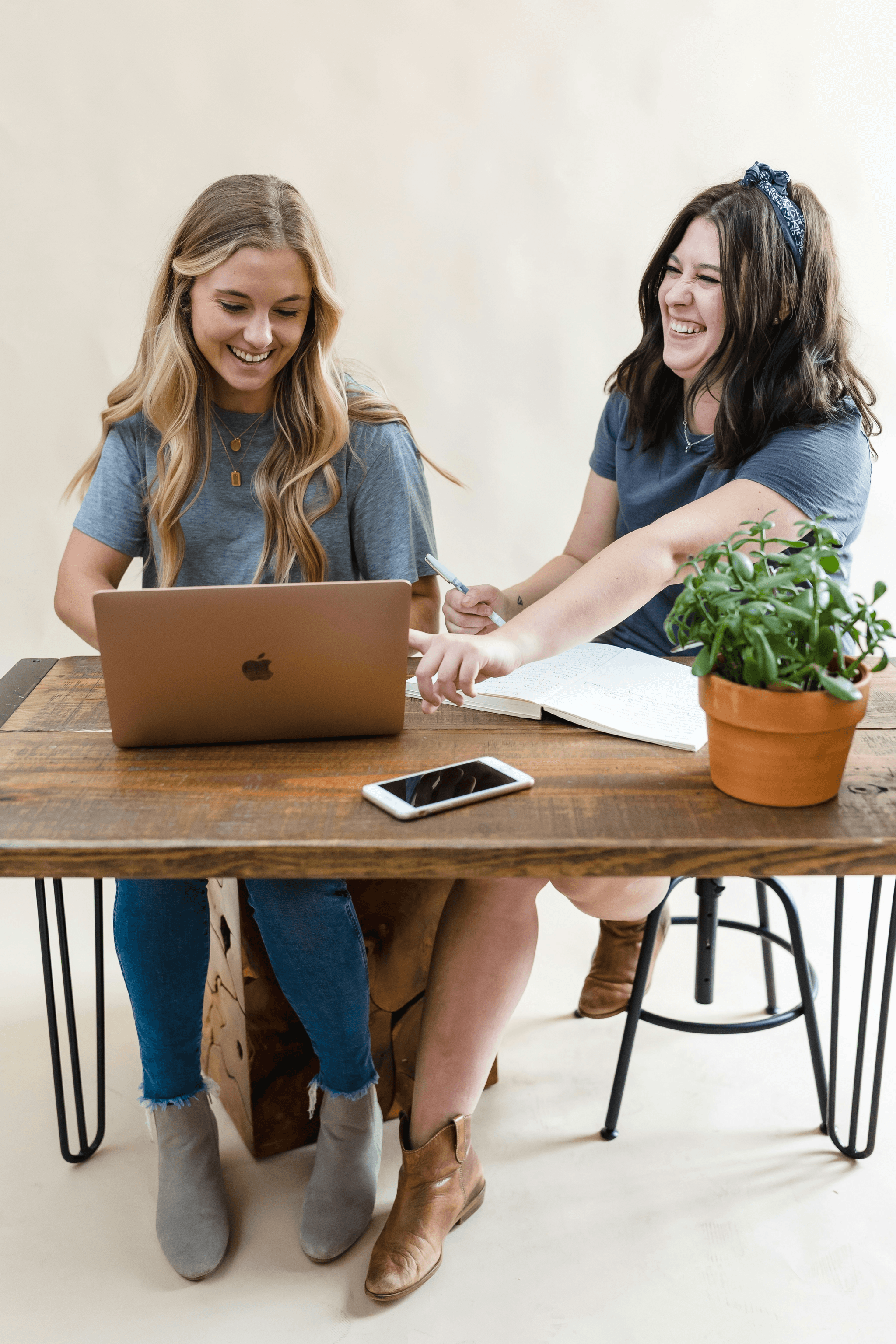 China furniture sourcing agent discussing designs during virtual meeting