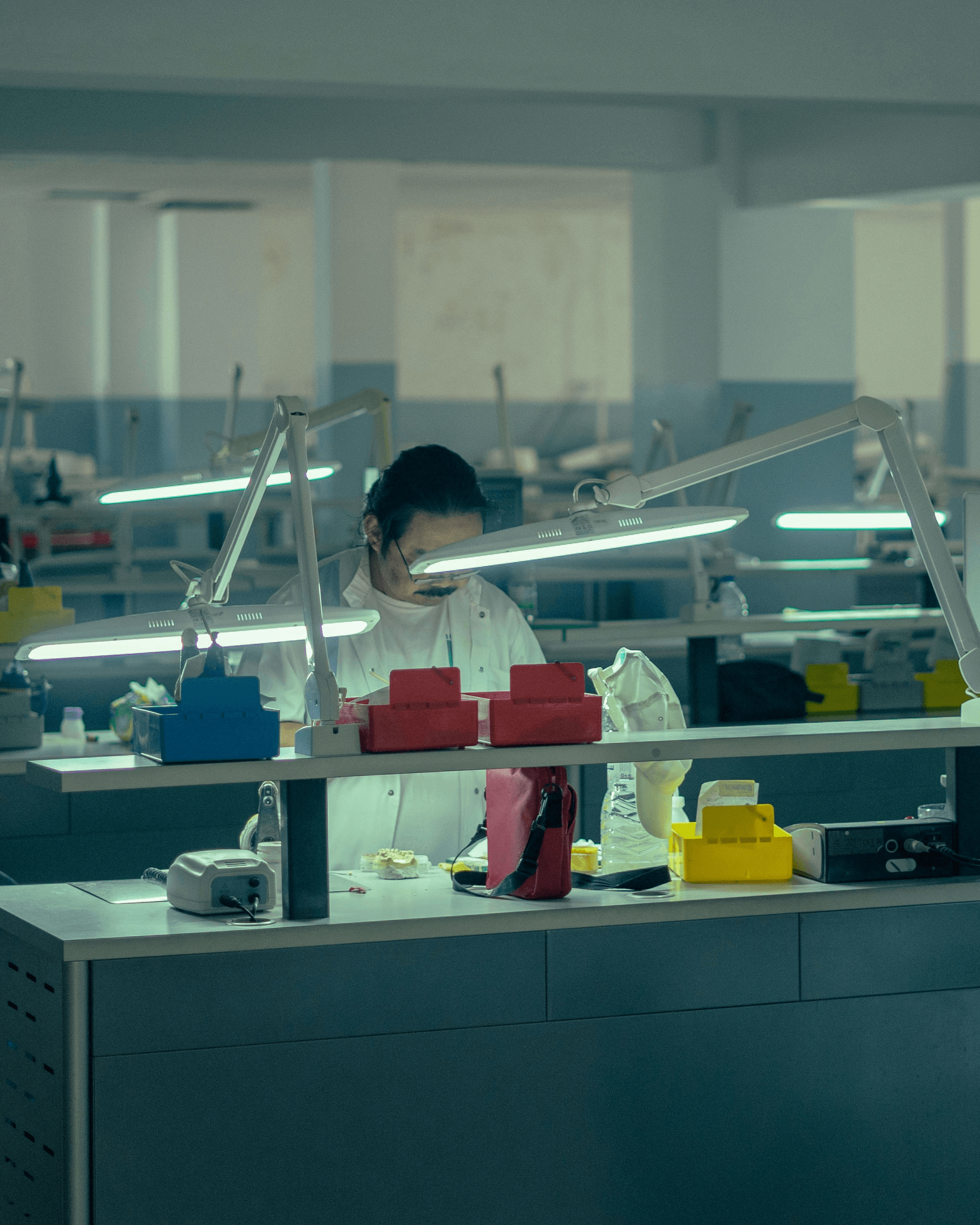 Laboratory scene showcasing a leading consumer product testing company.