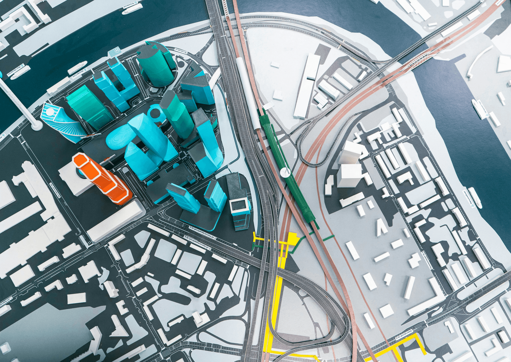 top 10 largest industrial area in asia highlighted on map