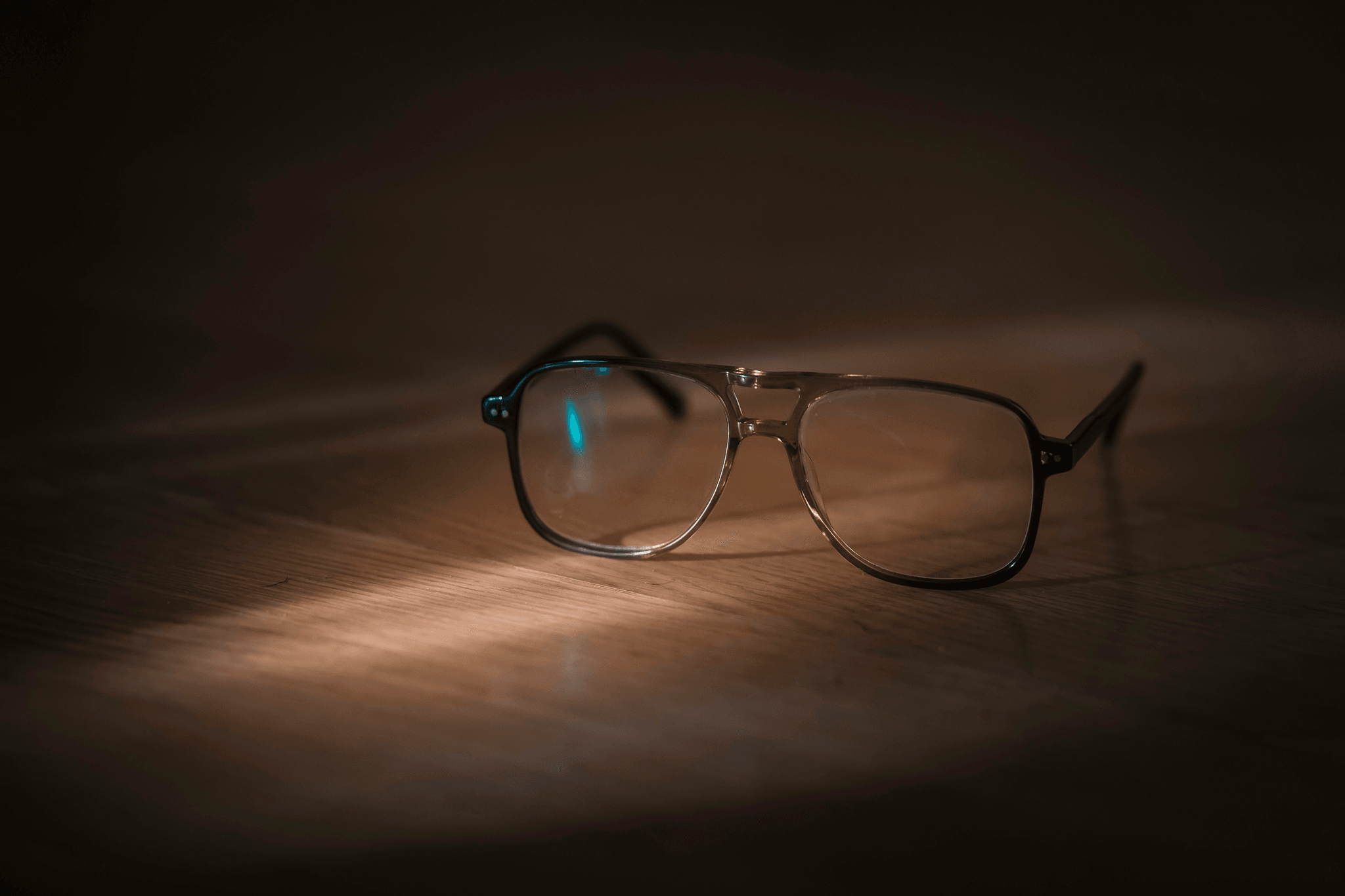 Stylish titanium eyeglass frames showcasing lightweight design