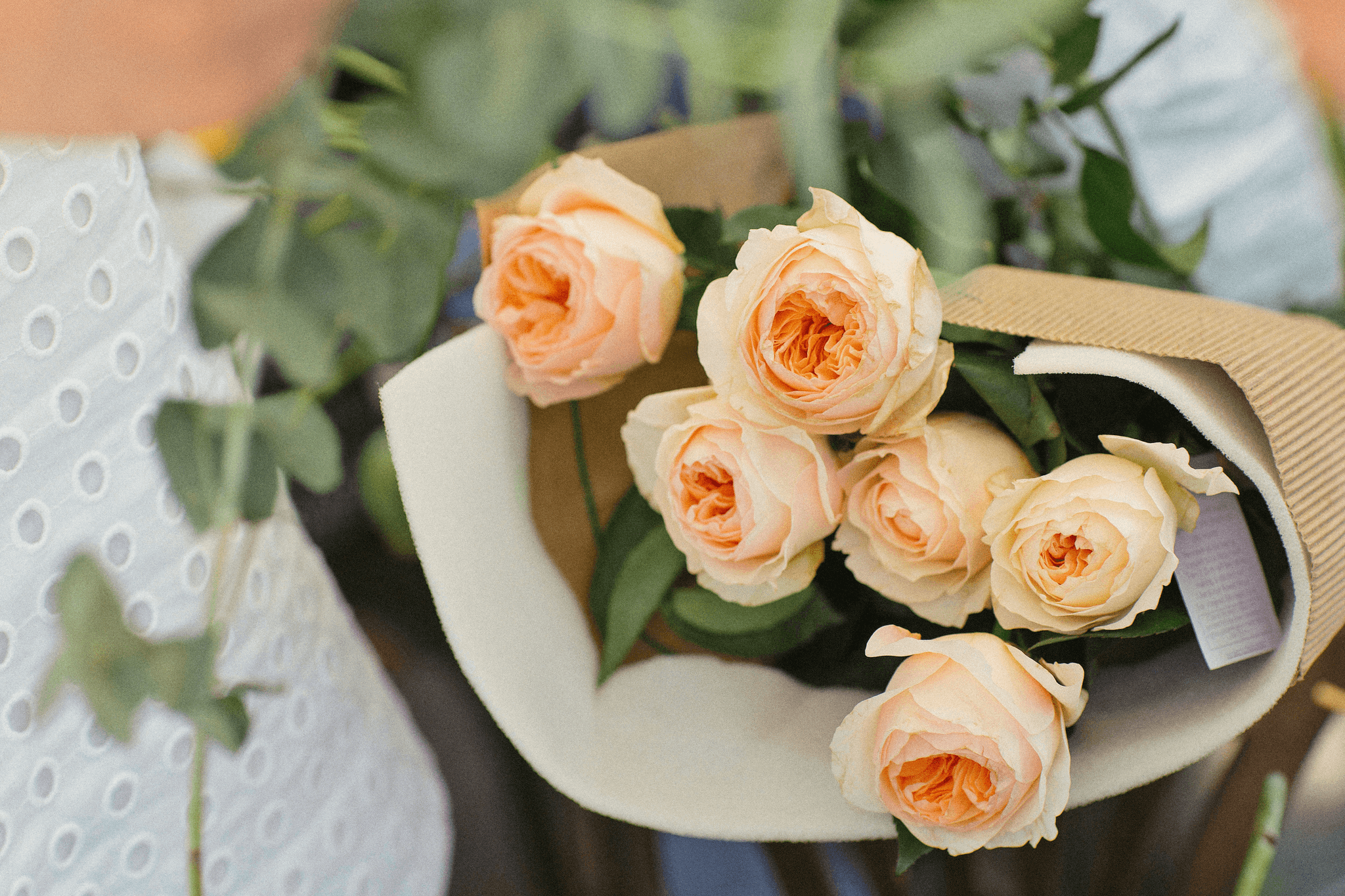Sympathy flowers basket arrangement