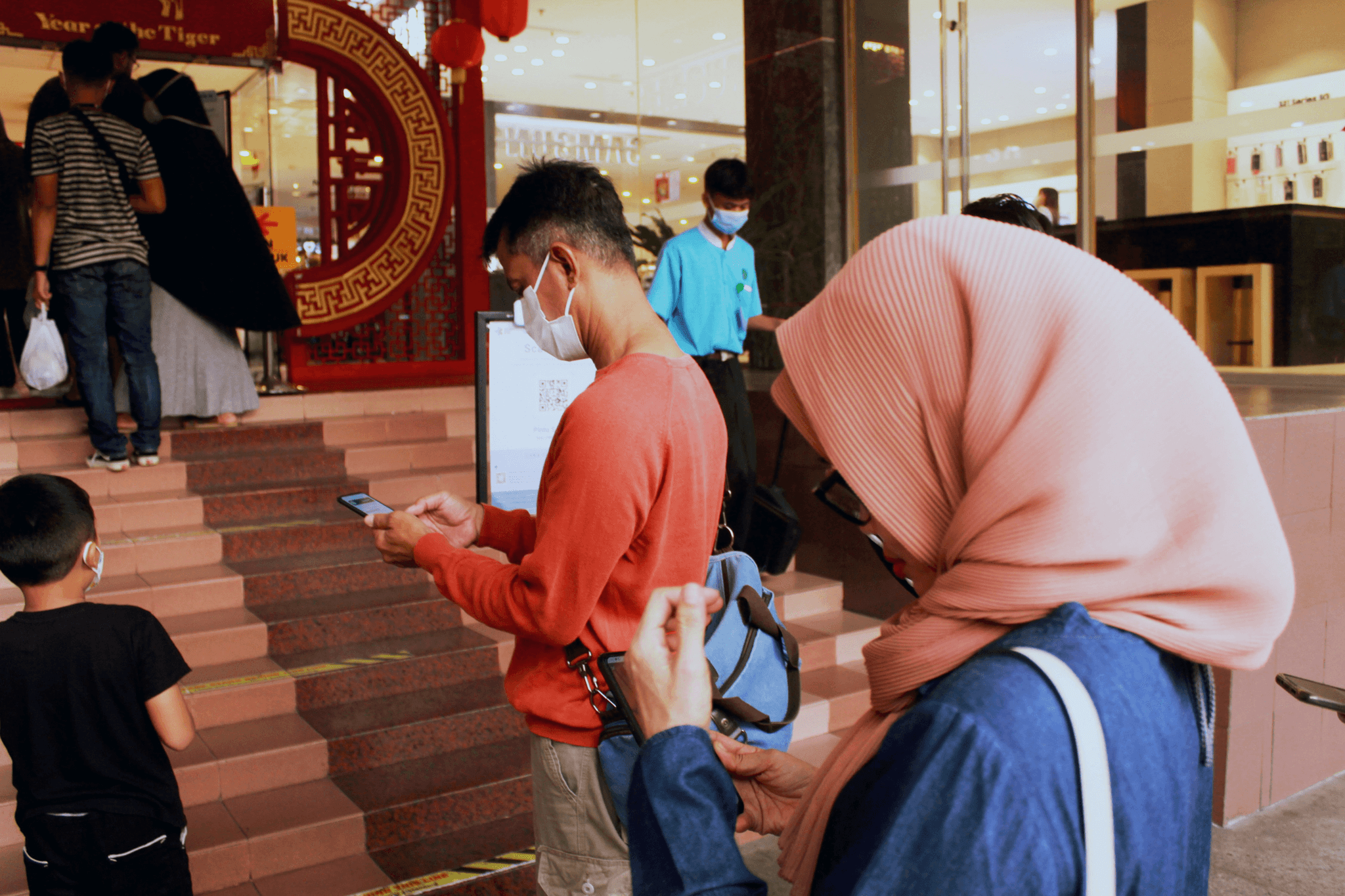 Shoppers exploring products at Shenzhen Electronics Market