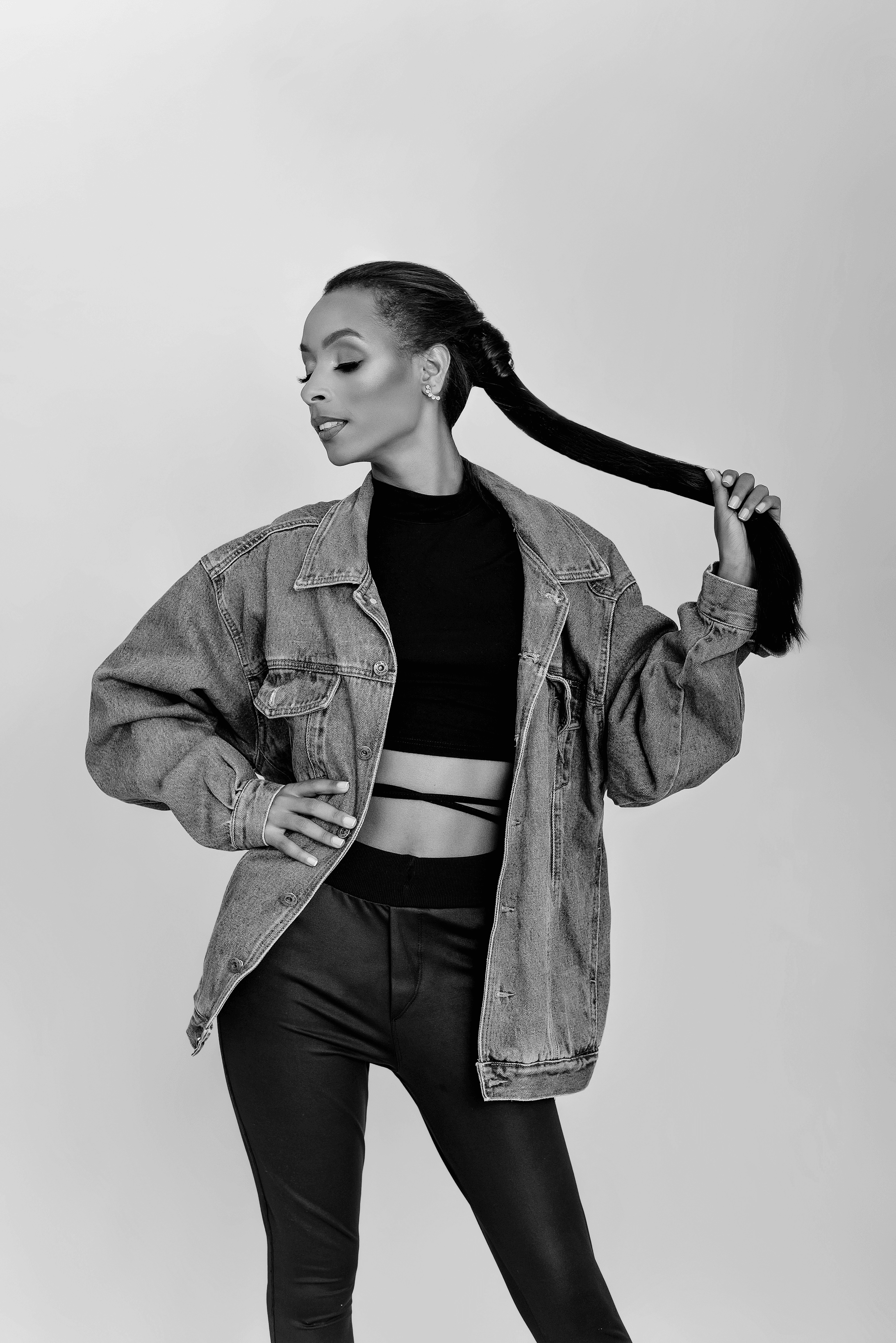 how to put in a ponytail extension selection process