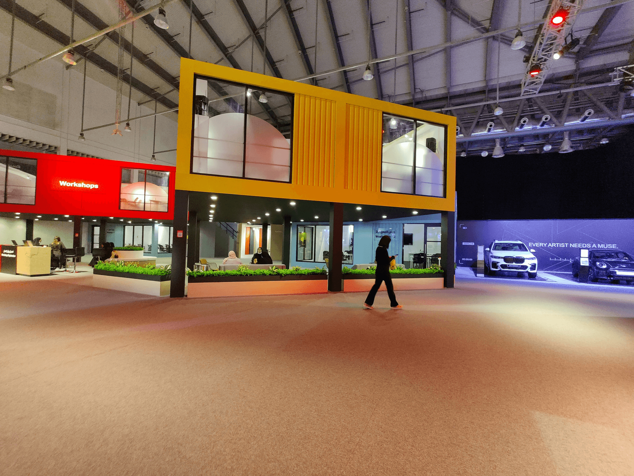 Container Office Supplier Showroom Displaying Various Options