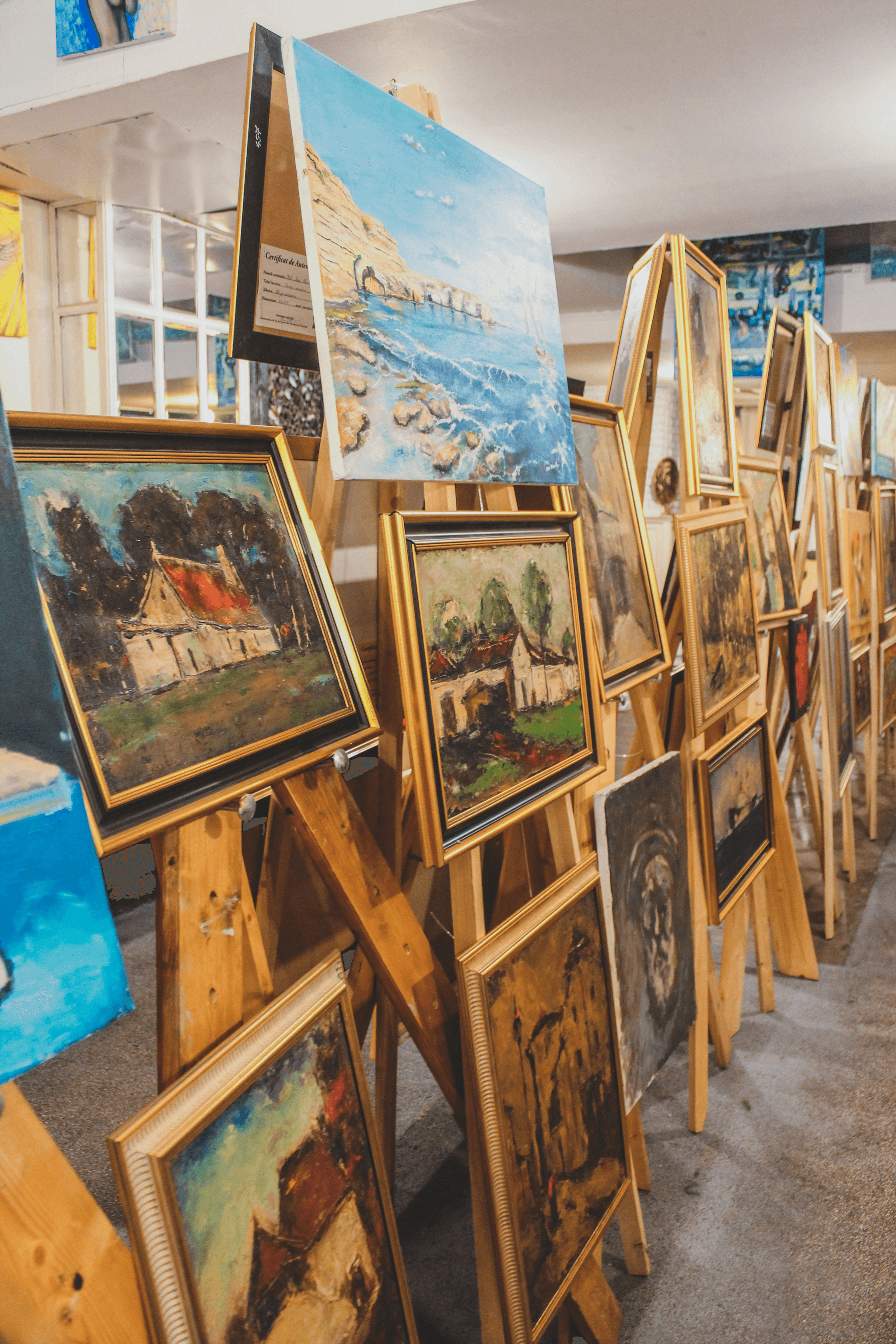 Eco Friendly Resin Art Pieces on Display