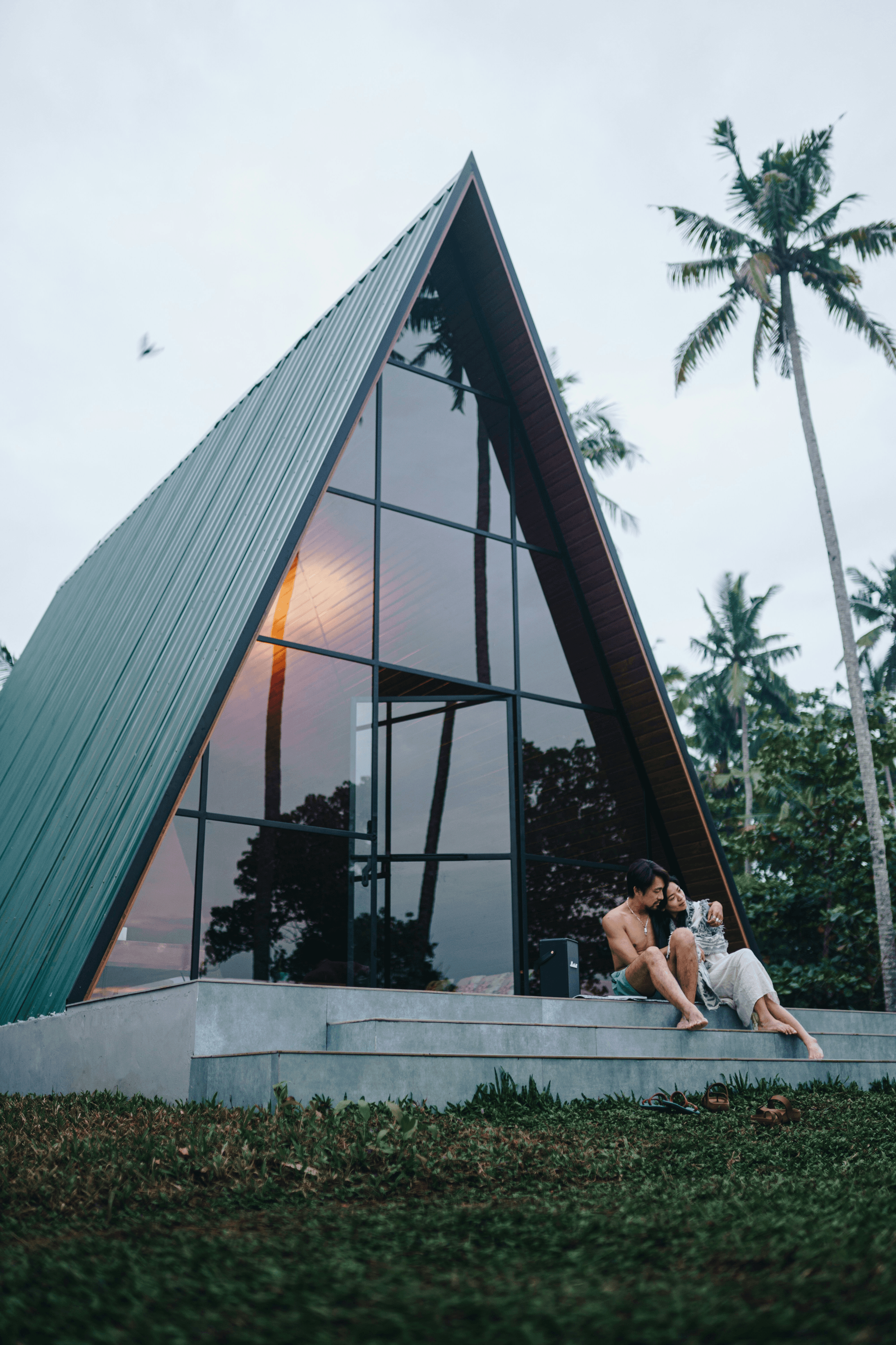 family enjoying life in affordable modern prefab homes