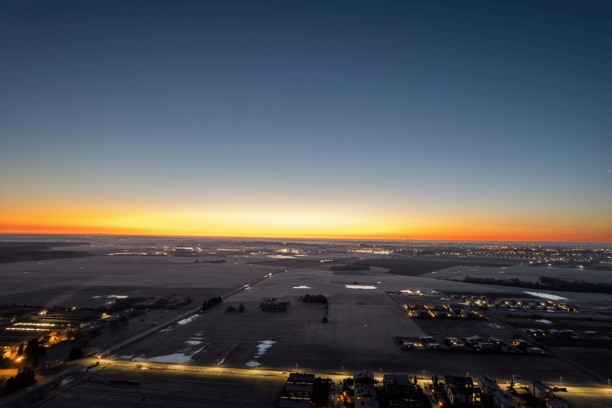 anti-drone solution monitoring at an airport