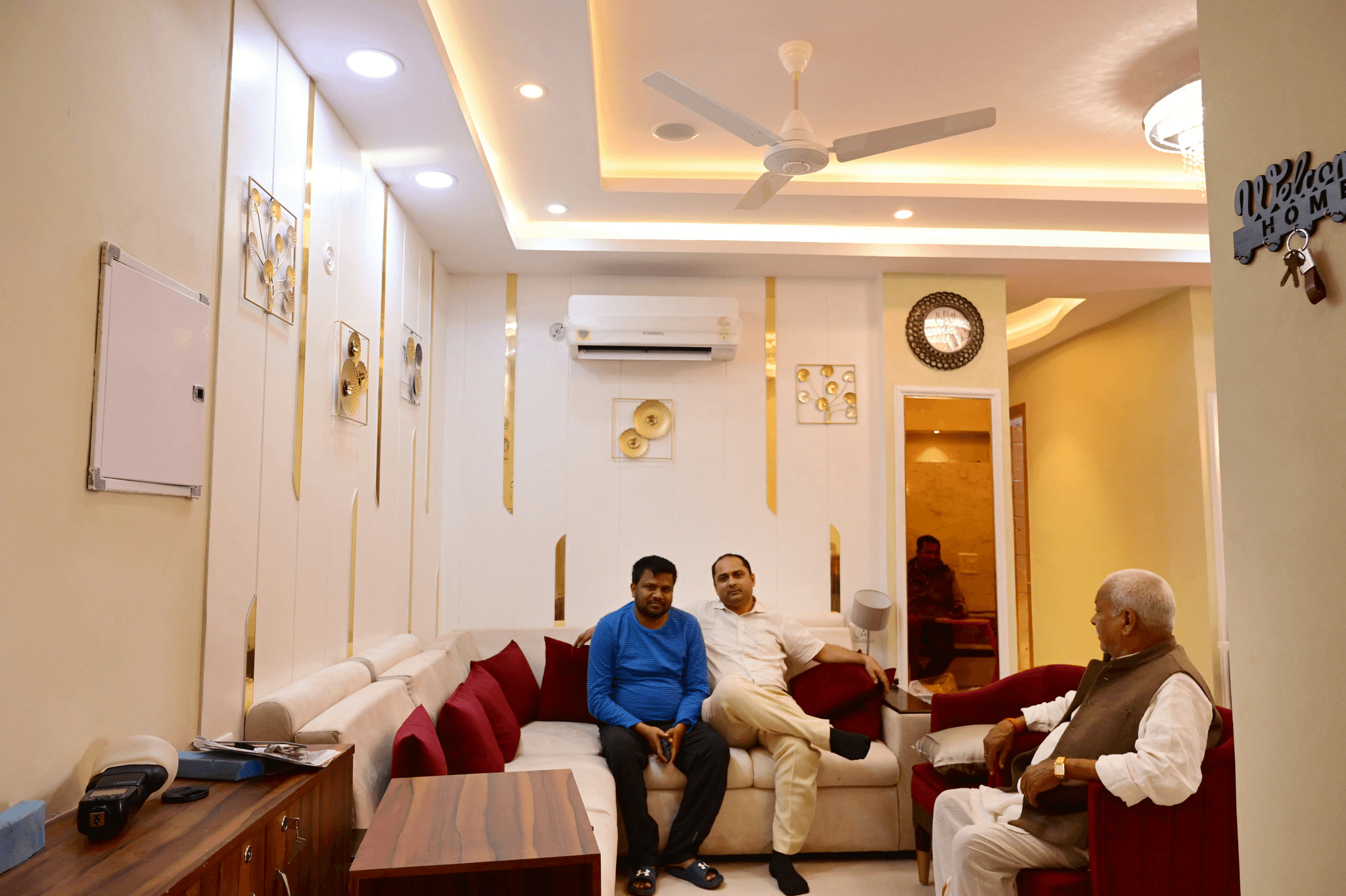 Custom decor home tour with friends