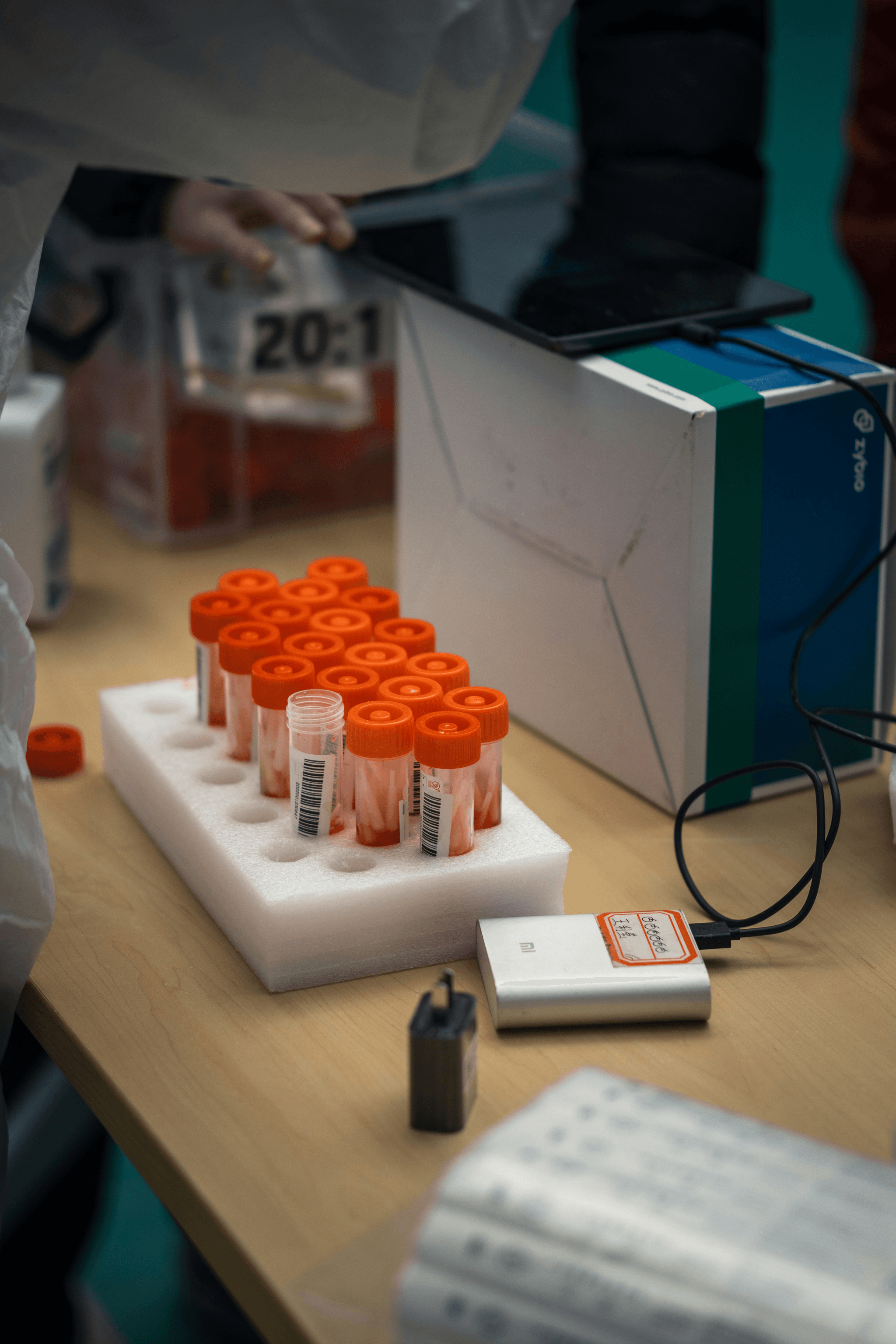 Reference Sample used by scientists during laboratory quality control.