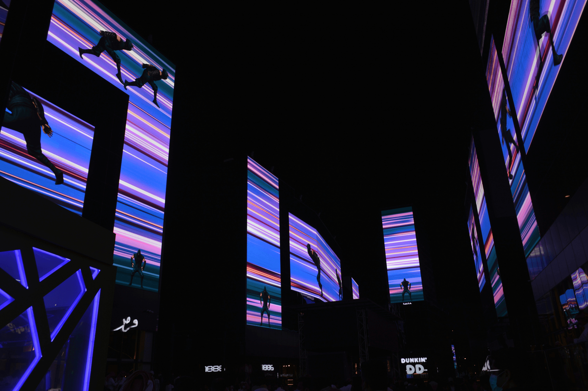 LED Screen Inspection process showcasing technicians at work